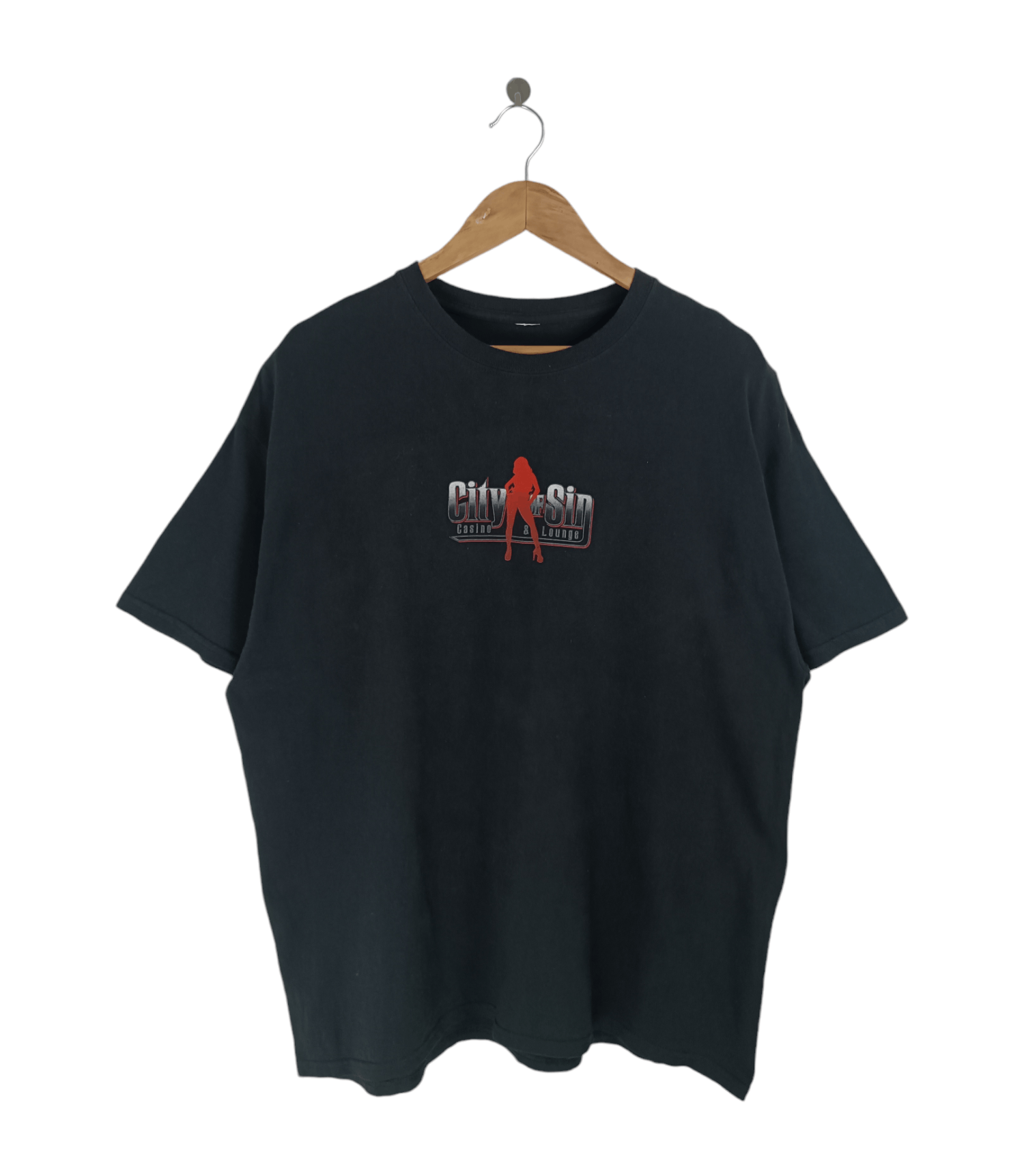 Other VINTAGE CITY OF SIN CASINO SEXY HUMOR RARE VEGAS GAME TEE Size US XL / EU 56 / 4 - 2 Thumbnail