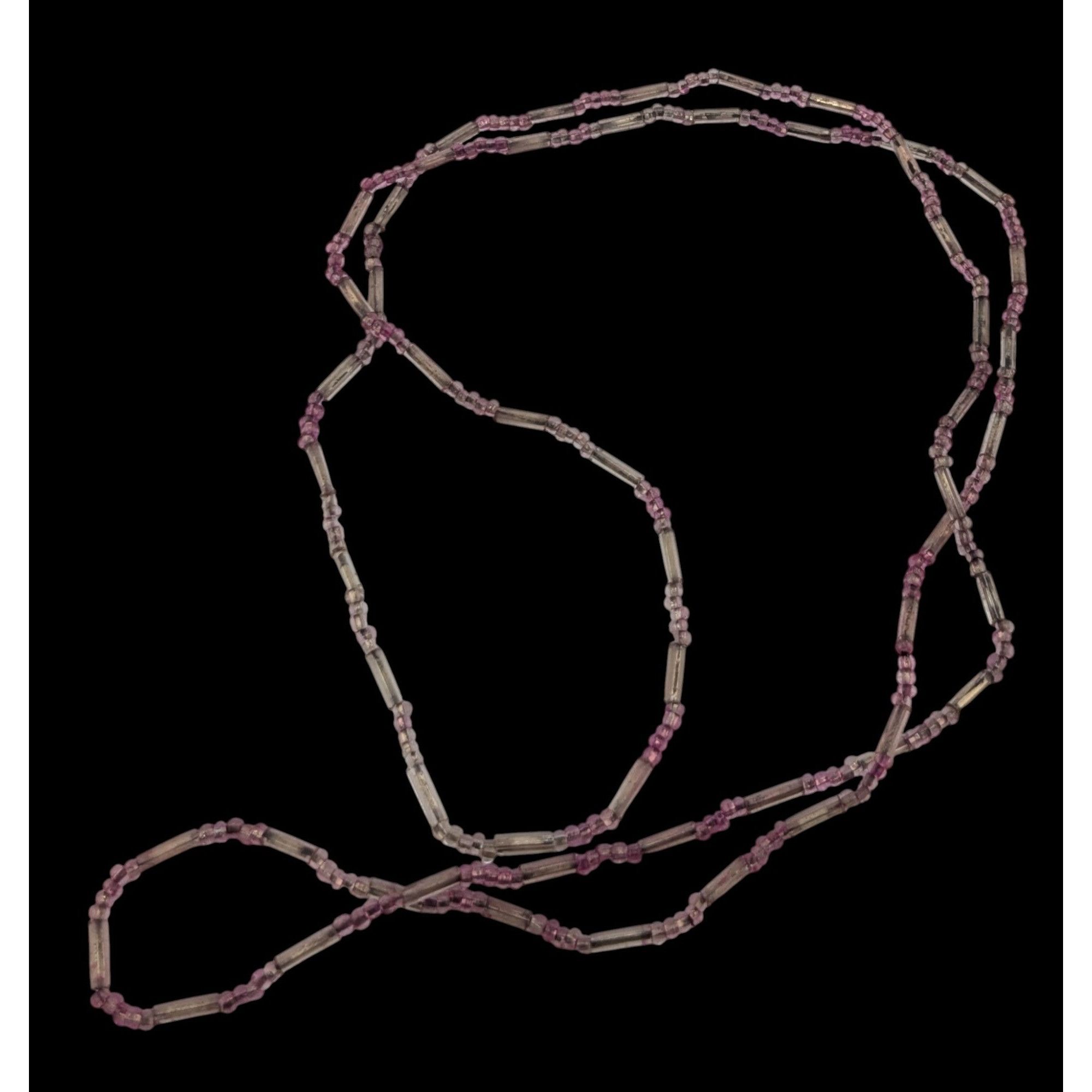 Other Casual Glass Pink & Silver Beaded Necklace Size ONE SIZE - 1 Thumbnail