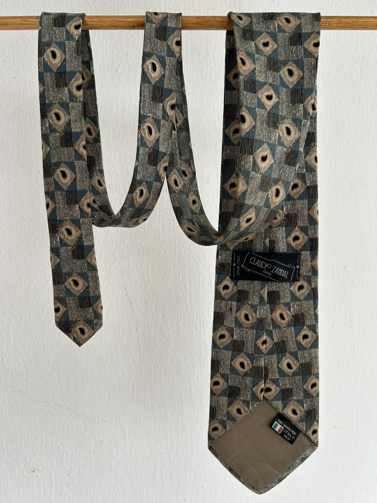 Other Claudio Zannal Italy Vintage Tie Size ONE SIZE - 2 Thumbnail