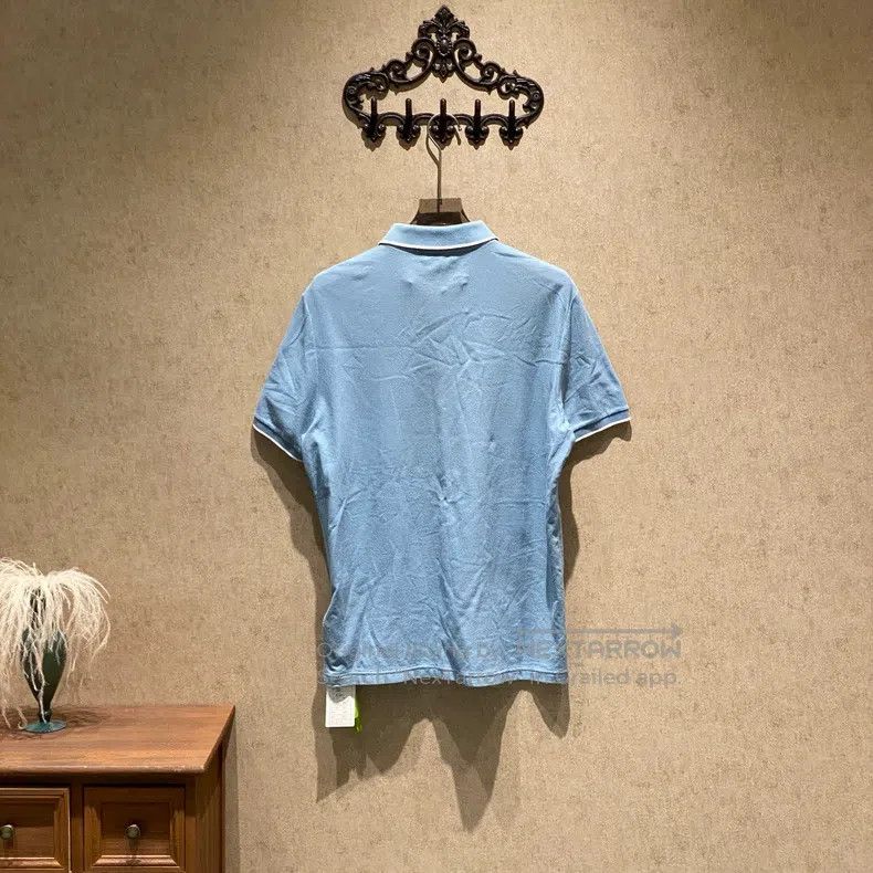 Loro Piana Loro Piana Blue Short Sleeve Polo Shirt Size XL / US 12-14 / IT 48-50 - 2 Thumbnail
