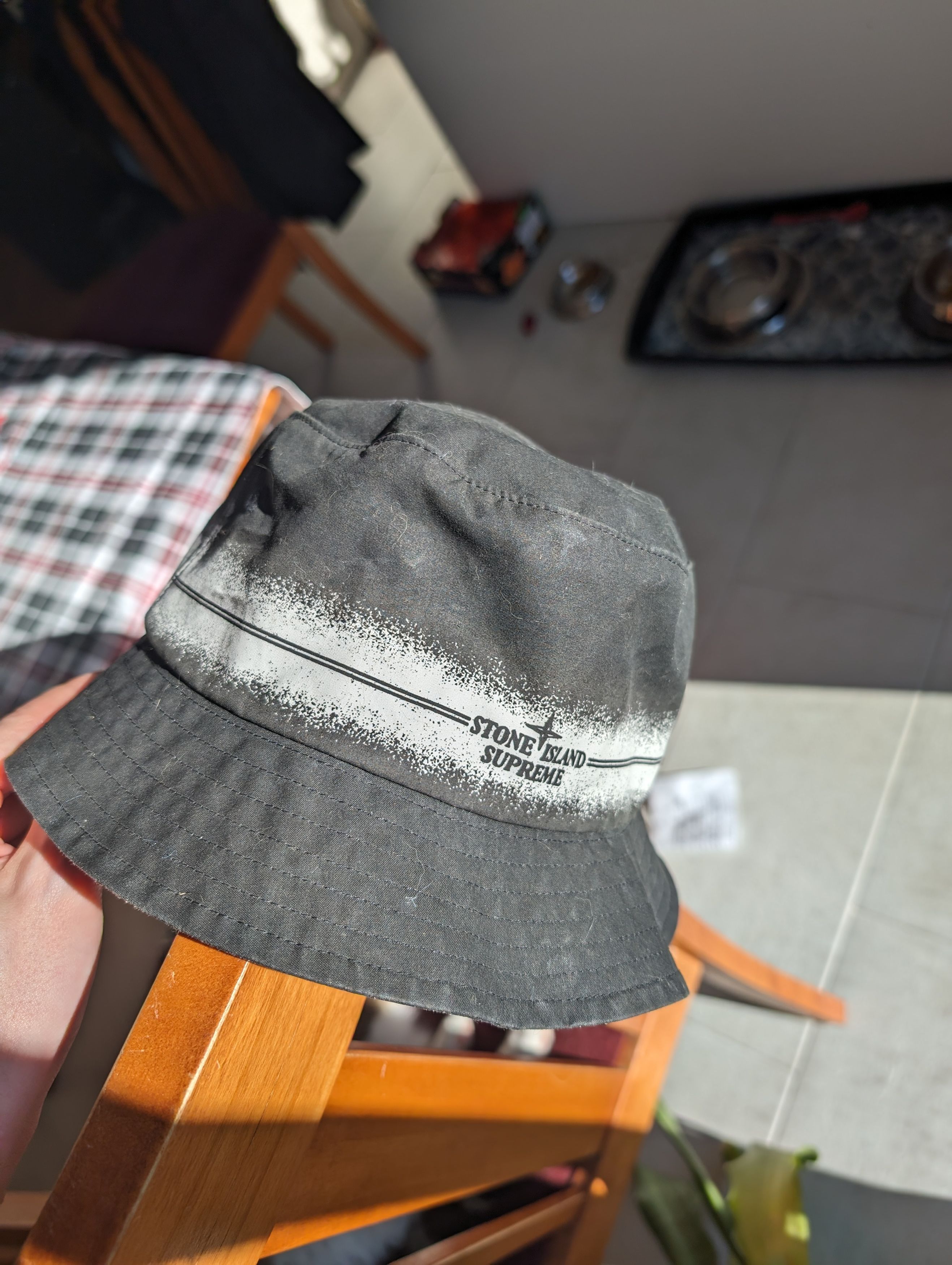 Stone Island × Supreme Supreme X stone island M/L Crusher bucket hat Size 38 - 3 Thumbnail