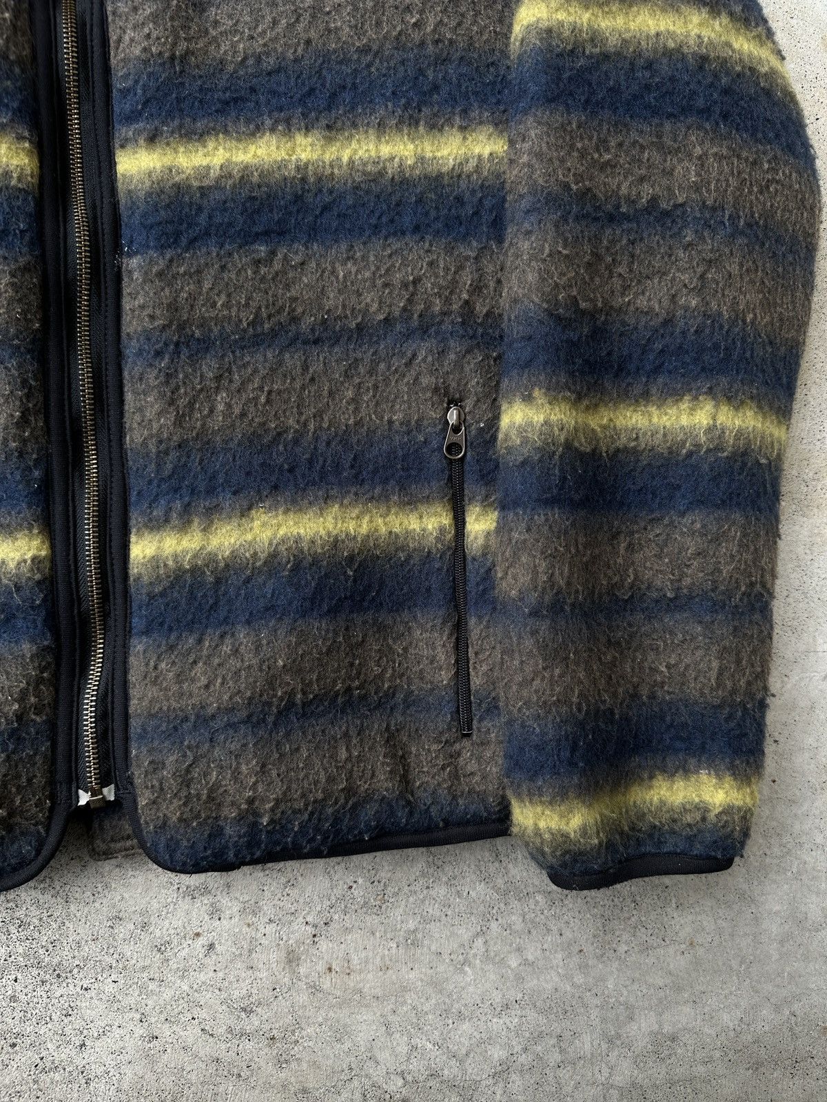Kapital Blanket Striped Mohair Fleece Reversible Size US L / EU 52-54 / 3 - 4 Thumbnail