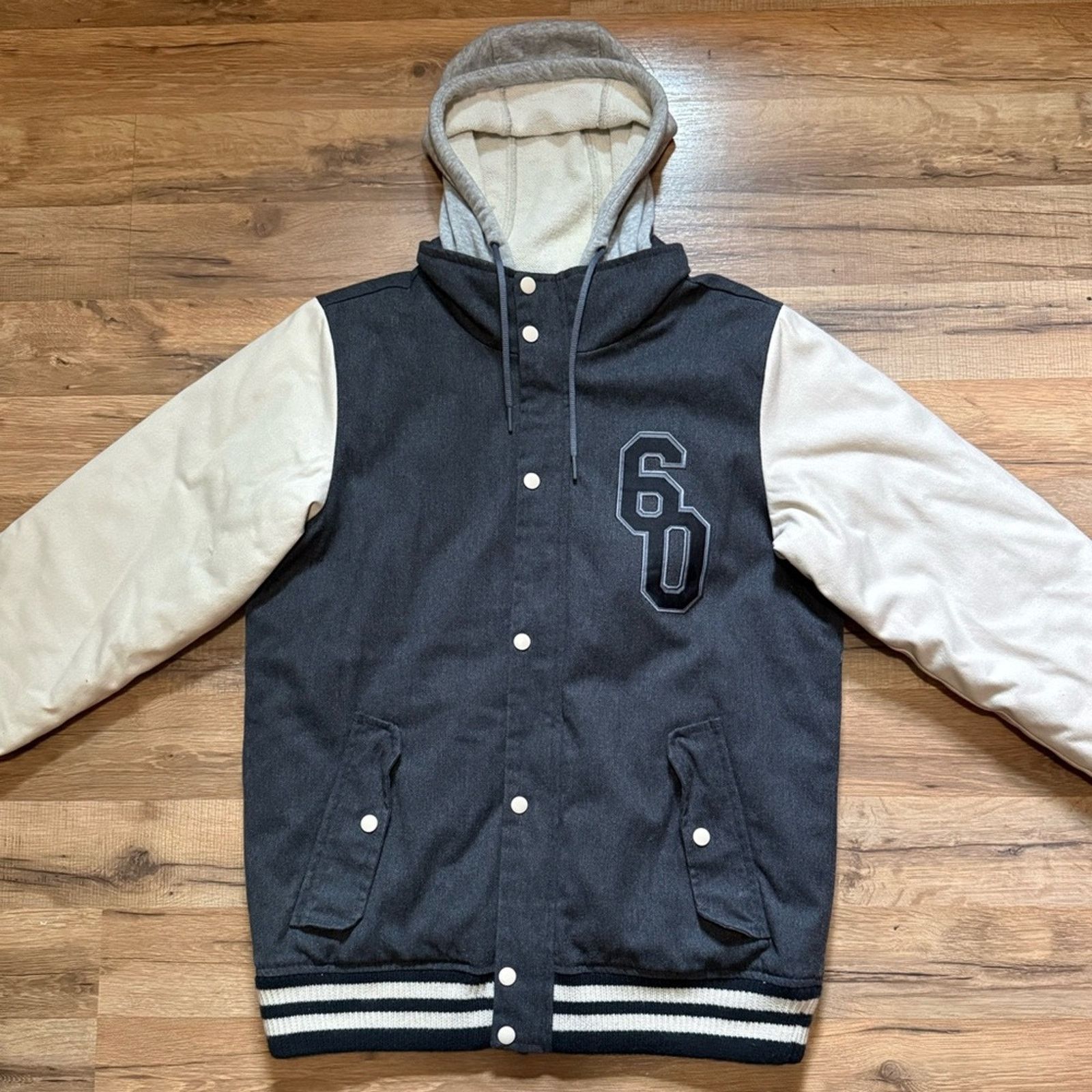 Nike Y2K Nike 6.0 Button Zip Up Varsity Jacket Size US S / EU 44-46 / 1 - 2 Thumbnail
