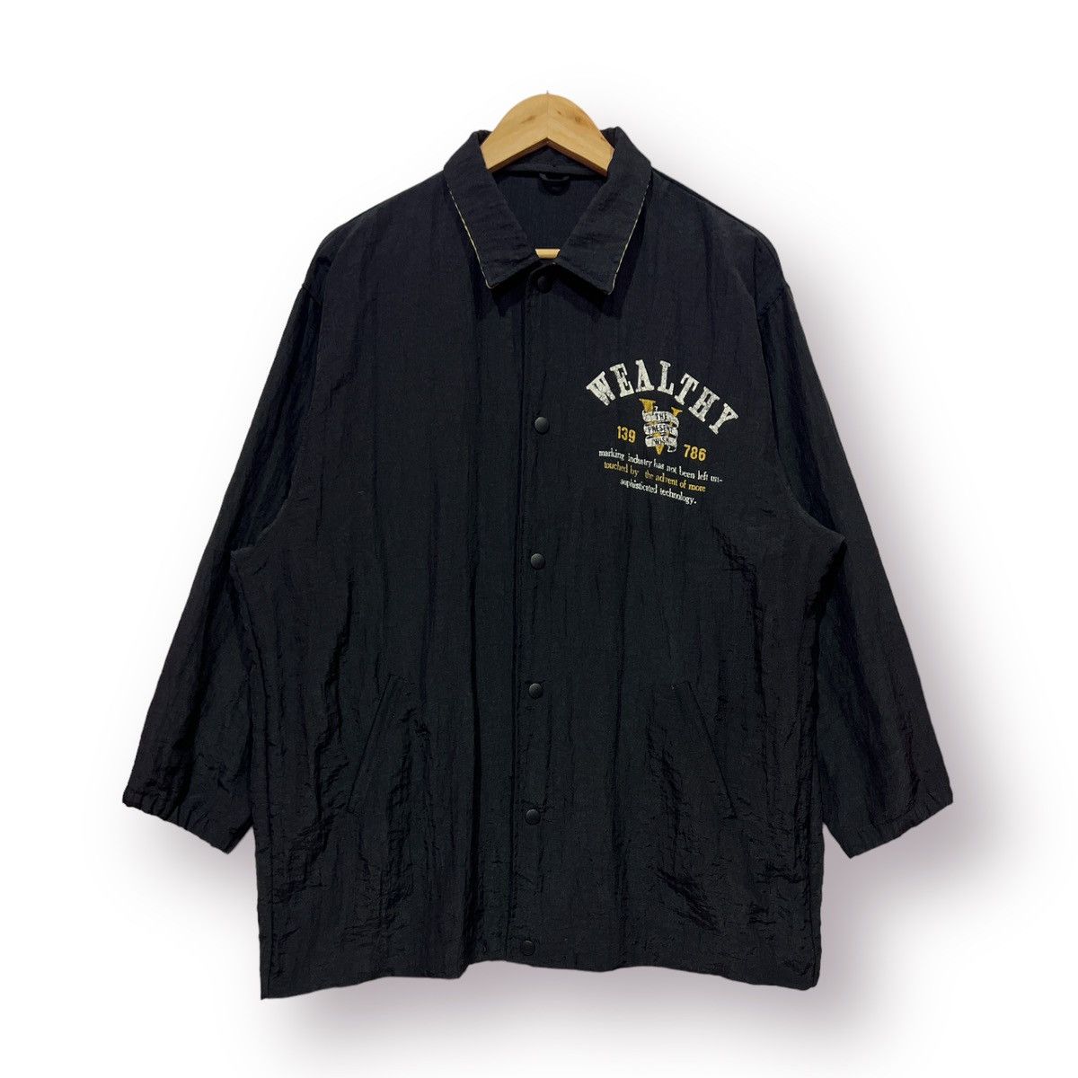 Other 🔥 50's WEALTHY THE PRESENT WISH 139 786 NYLON COACH JACKET Size US M / EU 48-50 / 2 - 2 Thumbnail