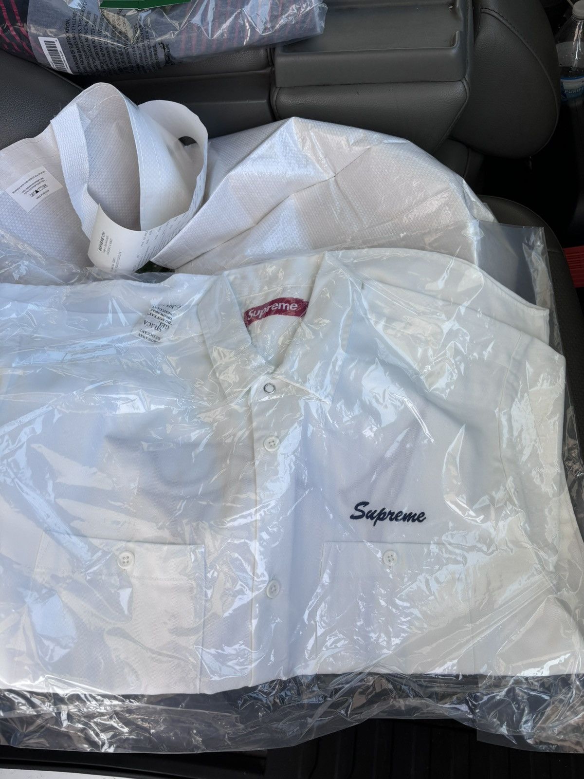 Supreme Supreme AOI Eyes S/S Work Shirt White Medium *IN HAND 