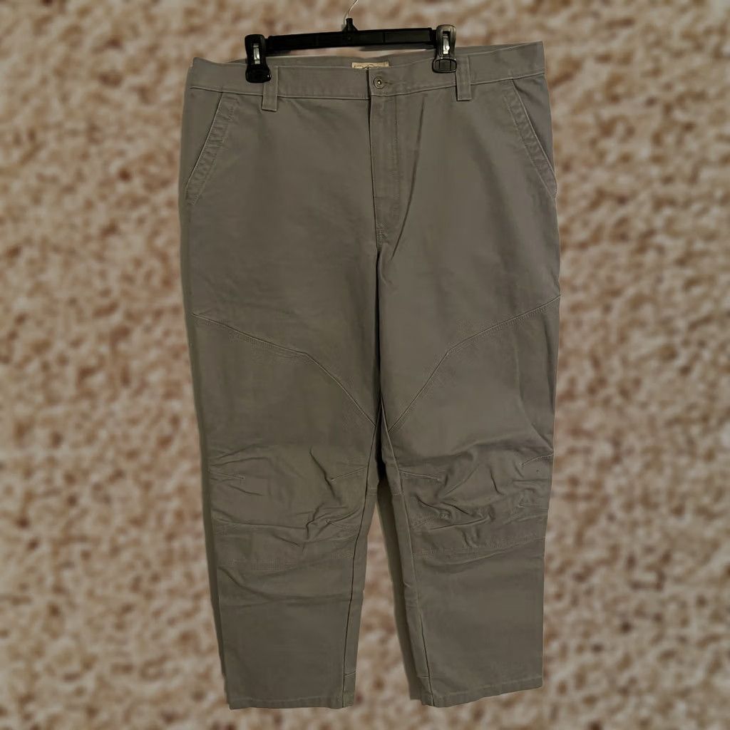 Vintage L.L. Bean Pants Men's 40x34 Gray Katahdin Iron Work Carpenter Double Knee Size US 40 / EU 56 - 1 Thumbnail