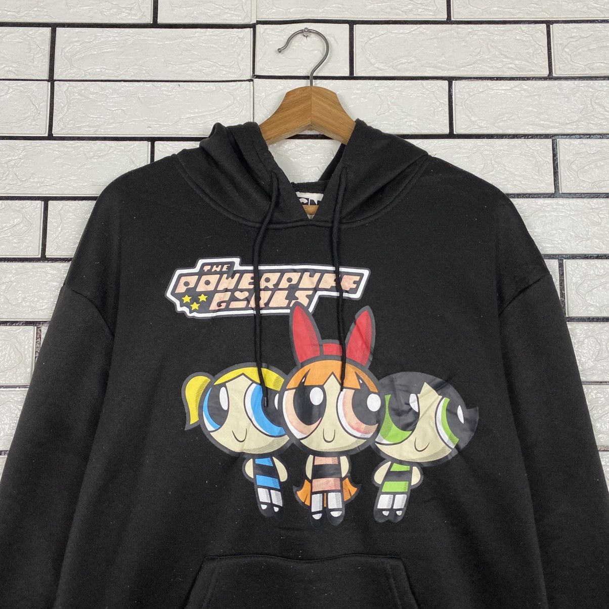 Japanese Brand 📌Vintage Hoodie The Powerpuff Girls Big Logo Size US L / EU 52-54 / 3 - 14 Thumbnail