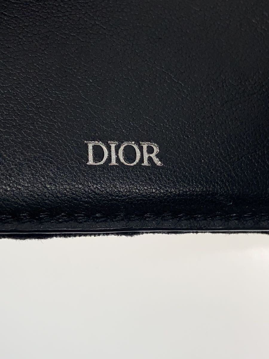 Dior Dior Homme Monogram Canvas Bi-Fold Wallet Black Size ONE SIZE - 3 Thumbnail
