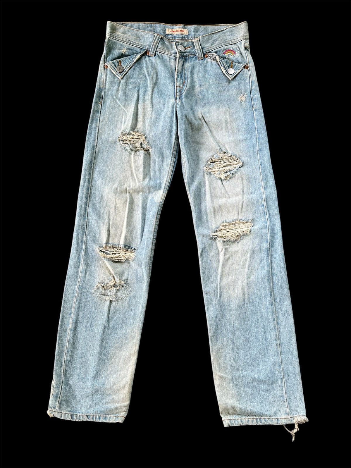 Hysteric Glamour × Vintage Vintage Inspired Hysteric Distressed Denim Size US 31 - 1 Thumbnail