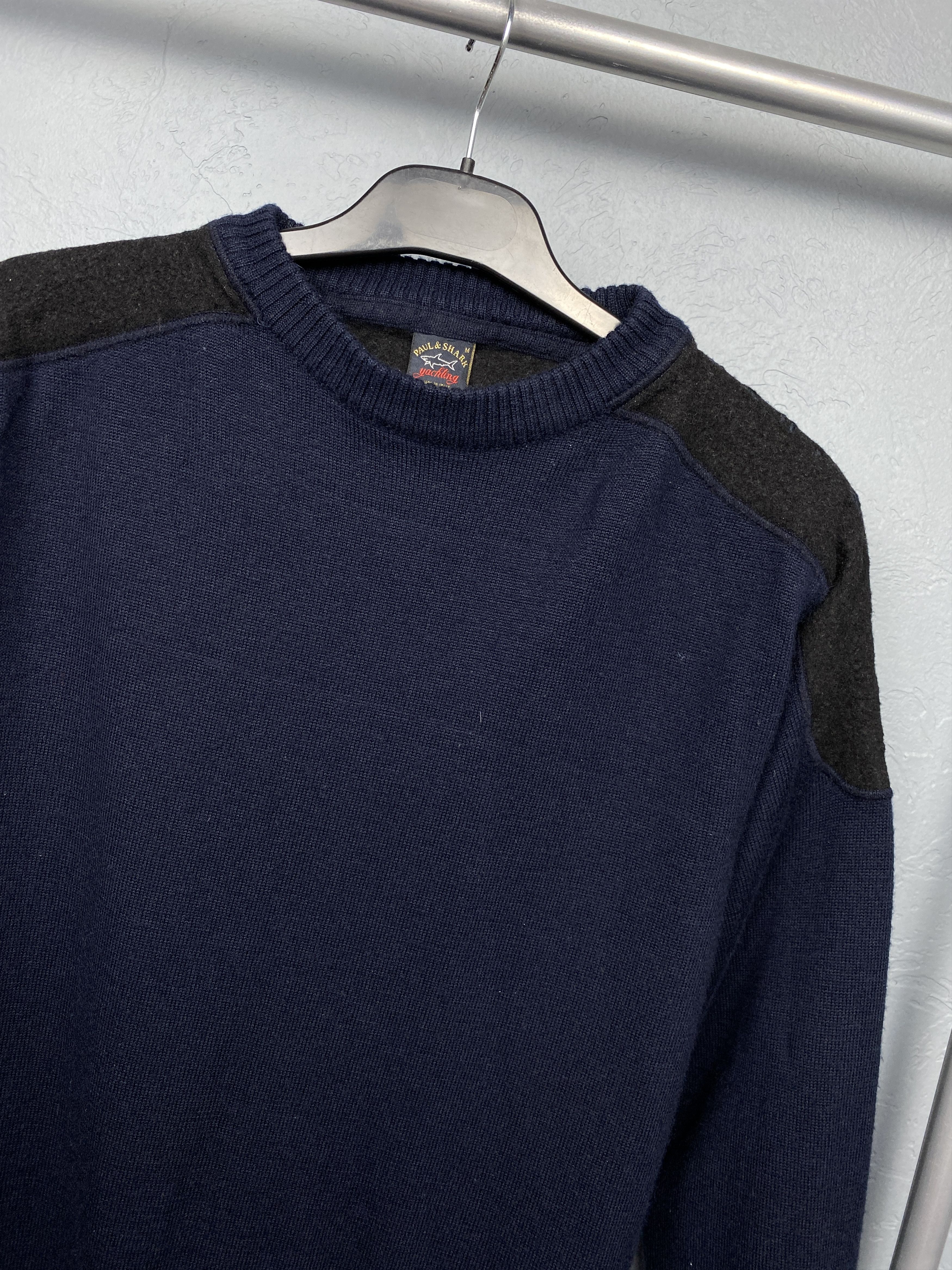 Paul & Shark Paul & Shark Vintage Mens Wool Knit Sweater Size US M / EU 48-50 / 2 - 2 Thumbnail