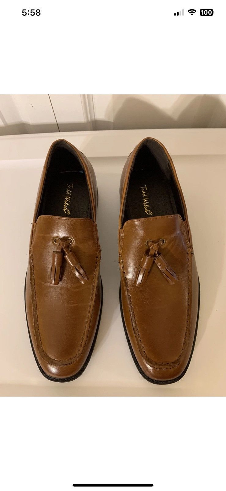 Other Todd Welsh mens sz 5 brown loafer shoes Size US 5 / EU 37 - 3 Thumbnail
