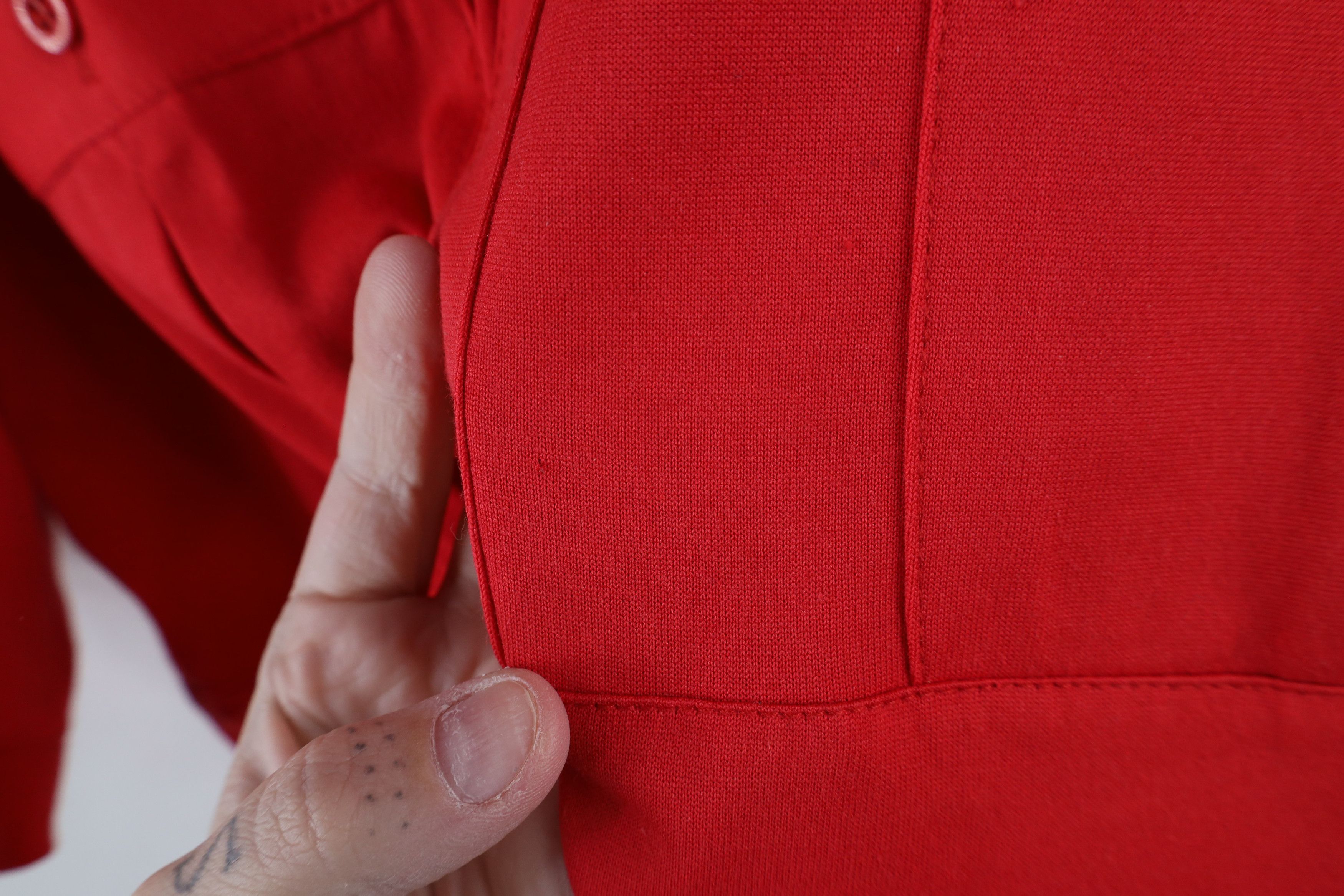Vintage Vintage 90s Streetwear Collared Pullover Polo Shirt Red Size US M / EU 48-50 / 2 - 4 Thumbnail