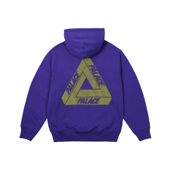 Palace Palace Bit Grippy Tri-Ferg Hood Purple • L | Grailed