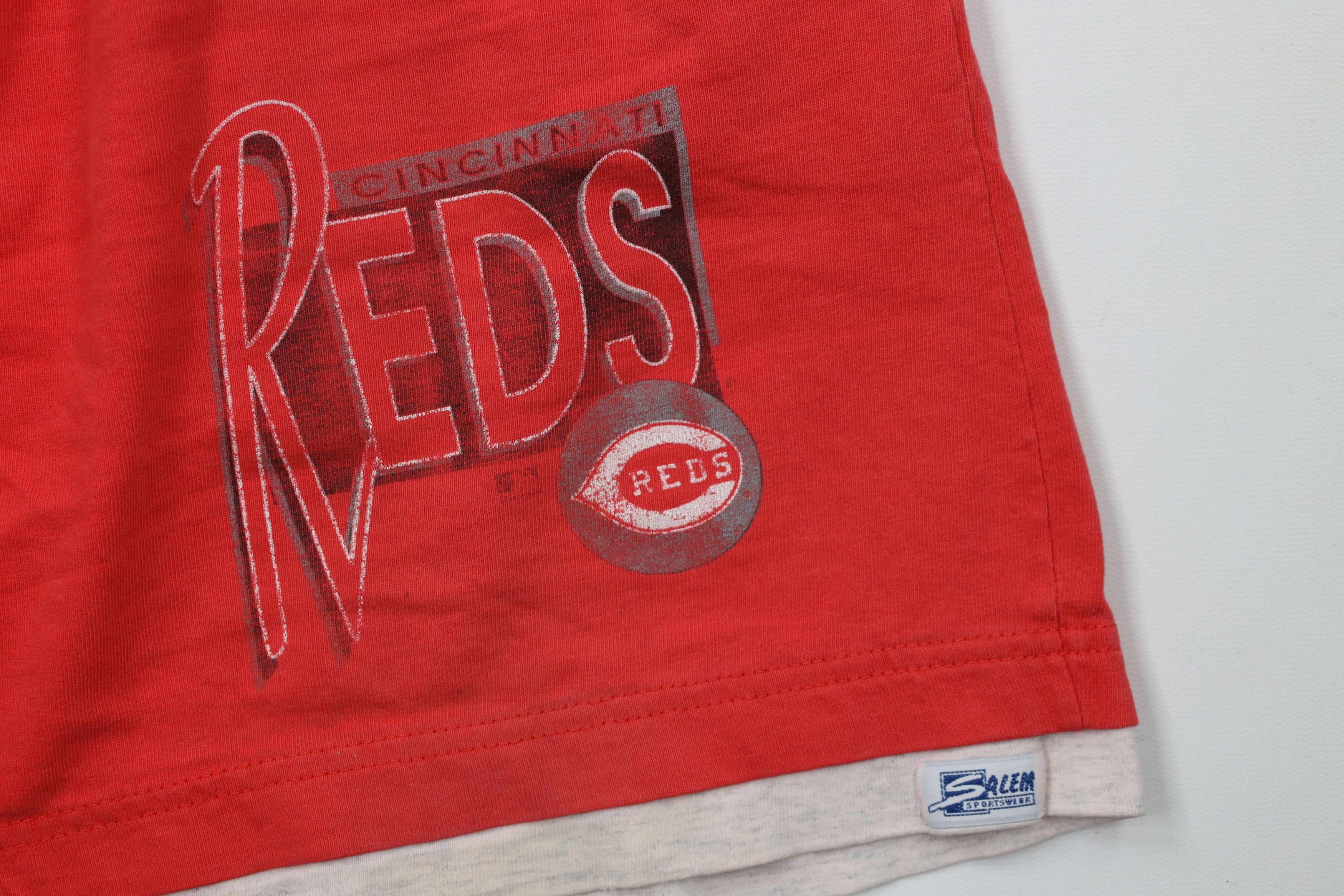 Vintage Vintage 90s Layered Cincinnati Reds Baseball Shorts Red USA Size US 36 / EU 52 - 5 Thumbnail