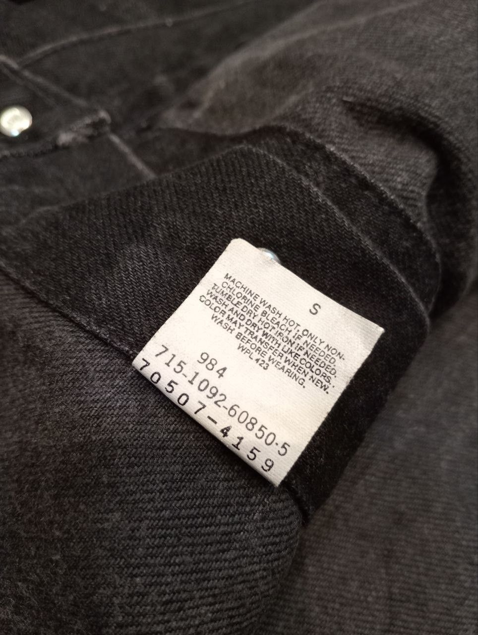 Levi's Vintage Clothing RARE VINTAGE 90s LEVI'S 70507 BLACK DENIM JACKET - SIZE XXL Size US XXL / EU 58 / 5 - 13 Thumbnail
