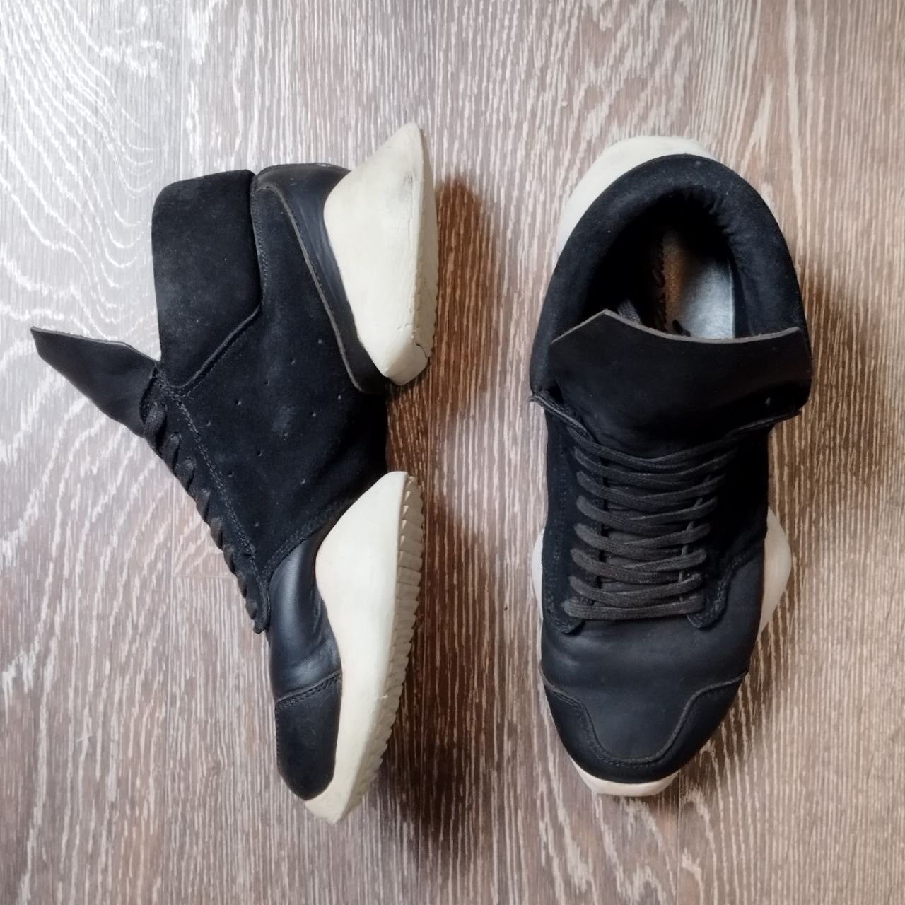Rick Owens FW15 Rick Owens x Adidas runner Size US 8.5 / EU 41-42 - 5 Thumbnail