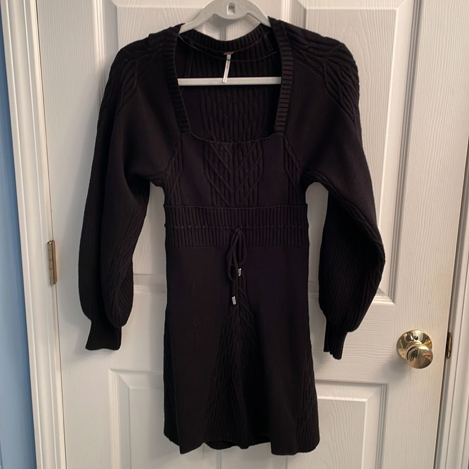 Free People Free People Emiline sweater dress puff sleeve small Size S / US 4 / IT 40 - 5 Thumbnail