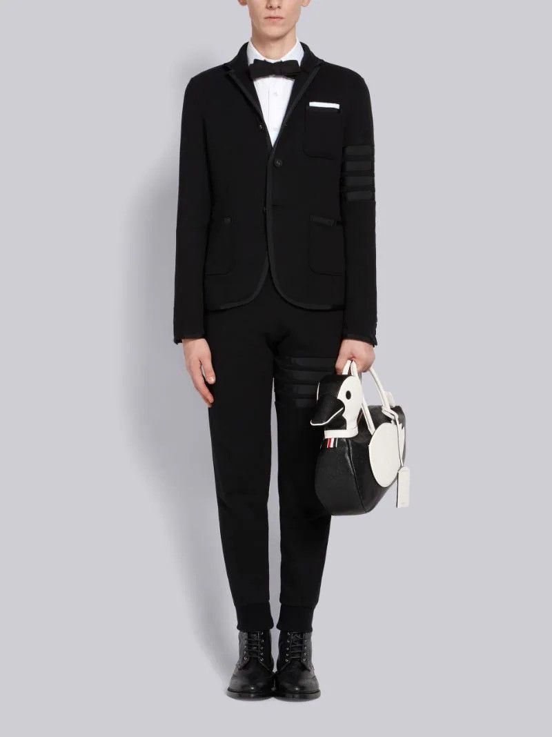 Thom Browne TB - Grosgrain Trimmed 4 Bar Loopback Jersey Sweatpants Size US 30 / EU 46 - 20 Thumbnail