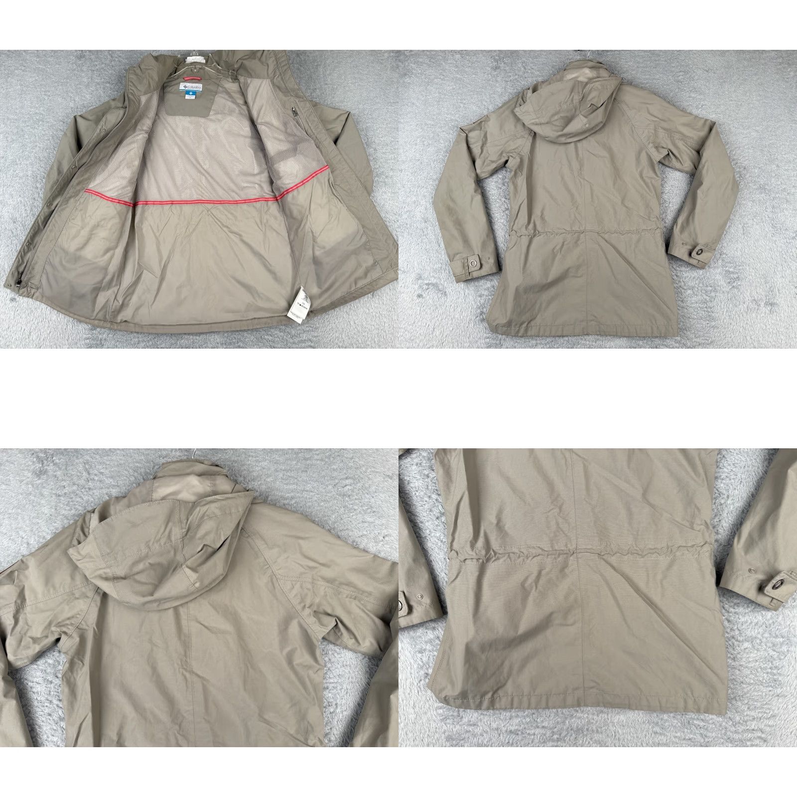 The North Face Jacket Women XS Beige Remoteness Jacket Full Zip Hooded Women