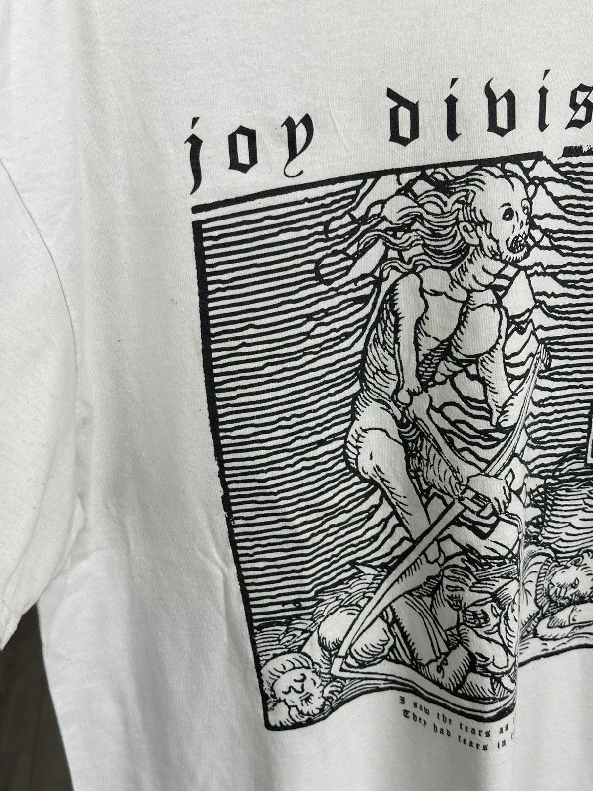 Band Tees Vintage Joy Division Band T Shirt Logo Size US XL / EU 56 / 4 - 5 Thumbnail
