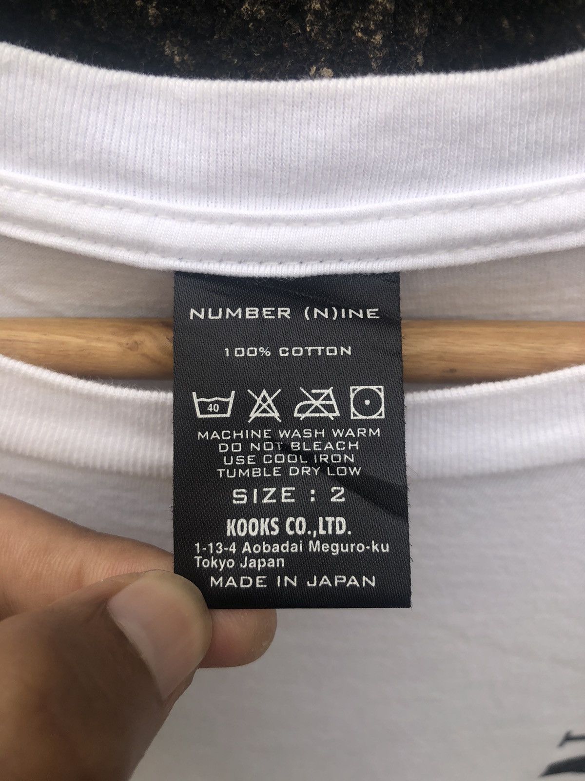 Number (N)ine Rare🔥 Number (N)ine SpellOut White Tee Size US S / EU 44-46 / 1 - 3 Thumbnail