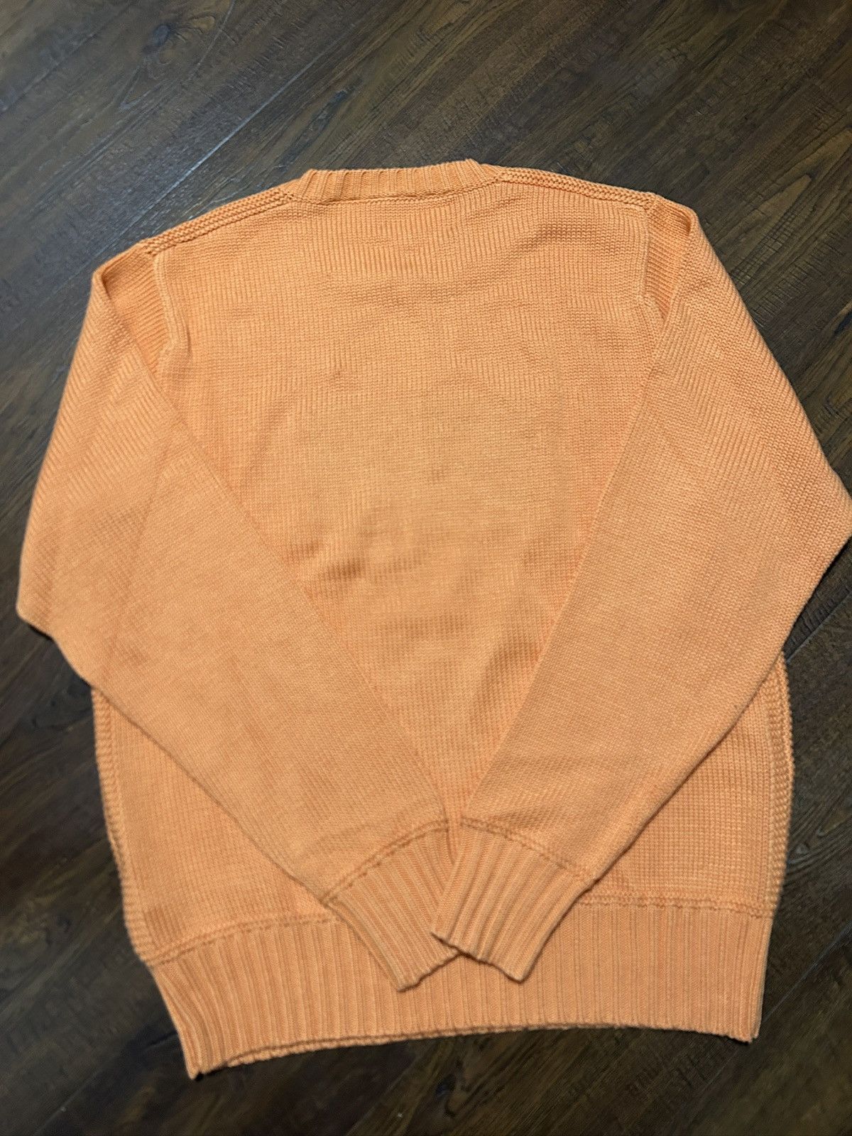 Vintage Polo Ralph Lauren American Flag Sweater Orange Sz M
