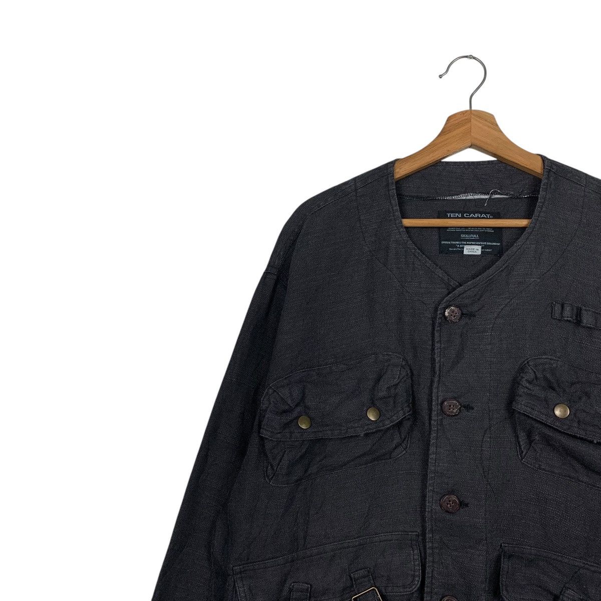 Japanese Brand Japanese Brand Ten Carat Parachute Tactical Jacket Size US M / EU 48-50 / 2 - 6 Thumbnail