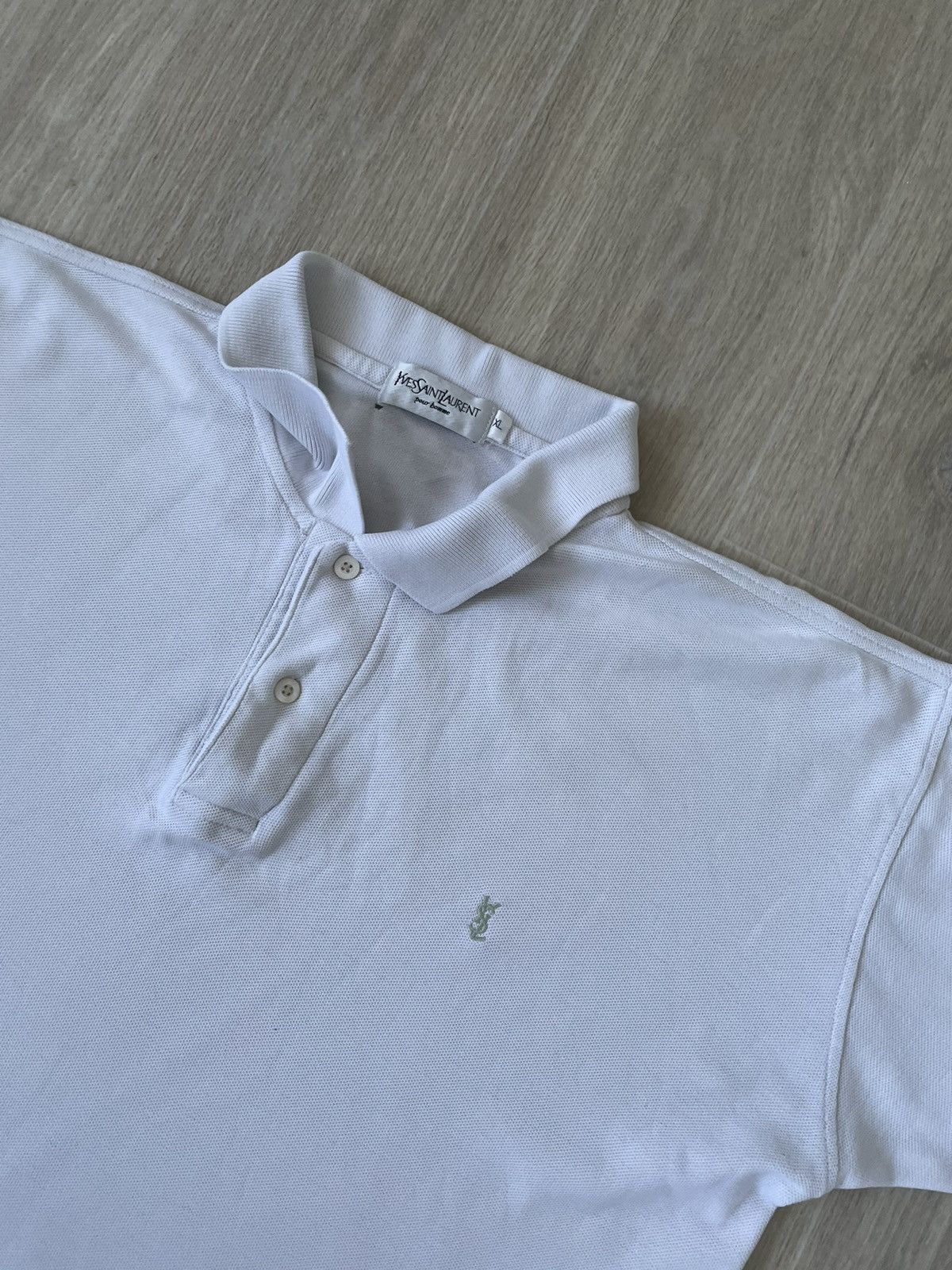 Yves Saint Laurent Vintage YSL polo shirt Size US XL / EU 56 / 4 - 2 Thumbnail