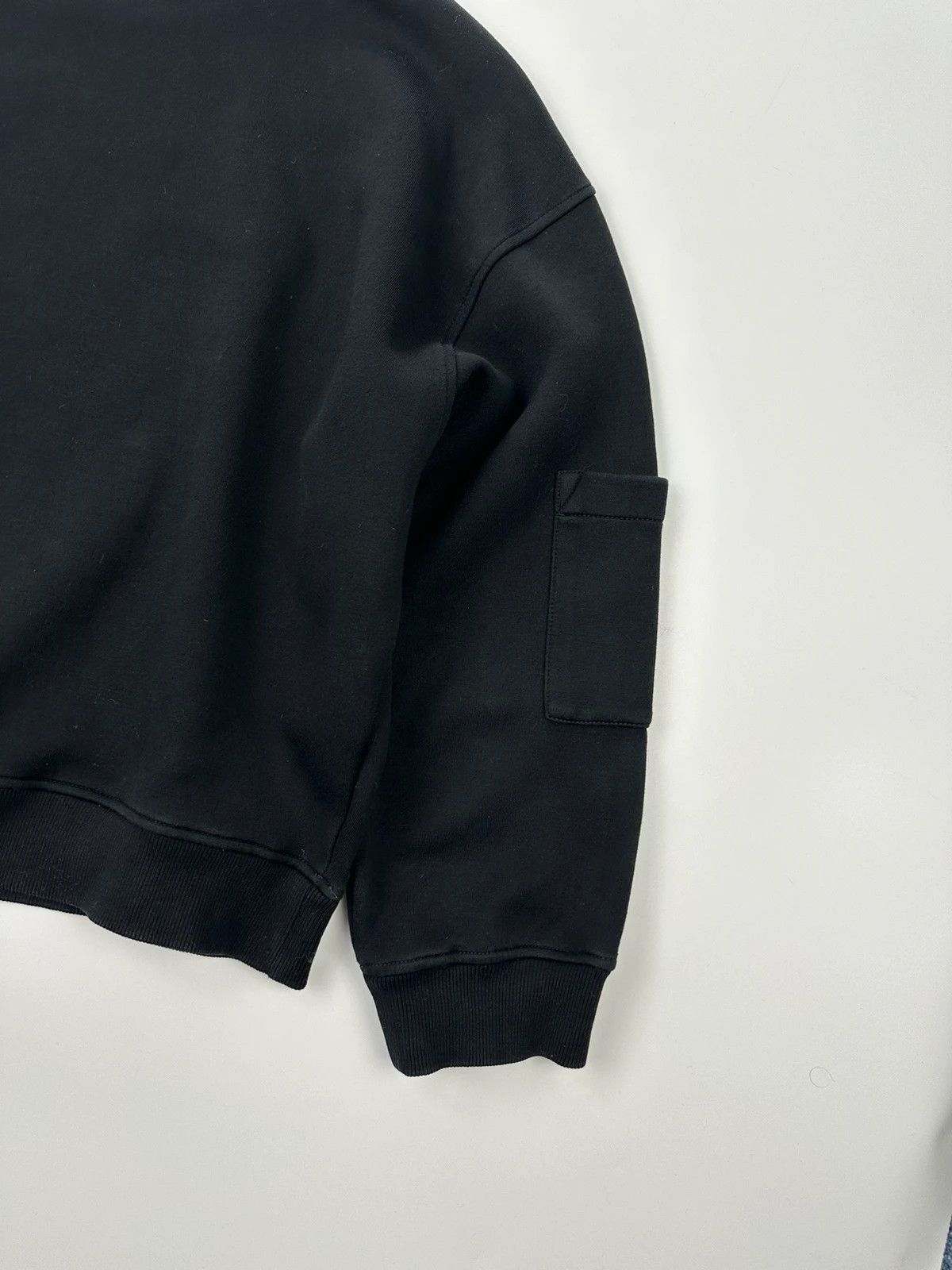 Prada Prada Milano SS2018 Crop Black Sweater Pockets Size M / US 6-8 / IT 42-44 - 7 Thumbnail