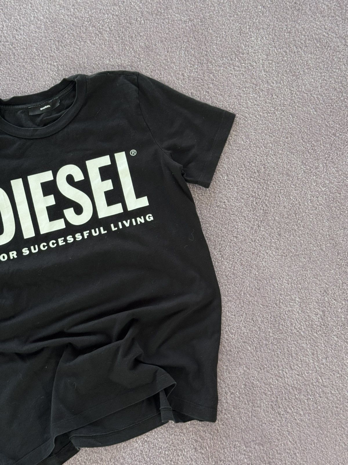 Diesel Diesel Y2K 2020’s Glamour Big Logo Luxury T-Shirt Size M / US 6-8 / IT 42-44 - 5 Thumbnail