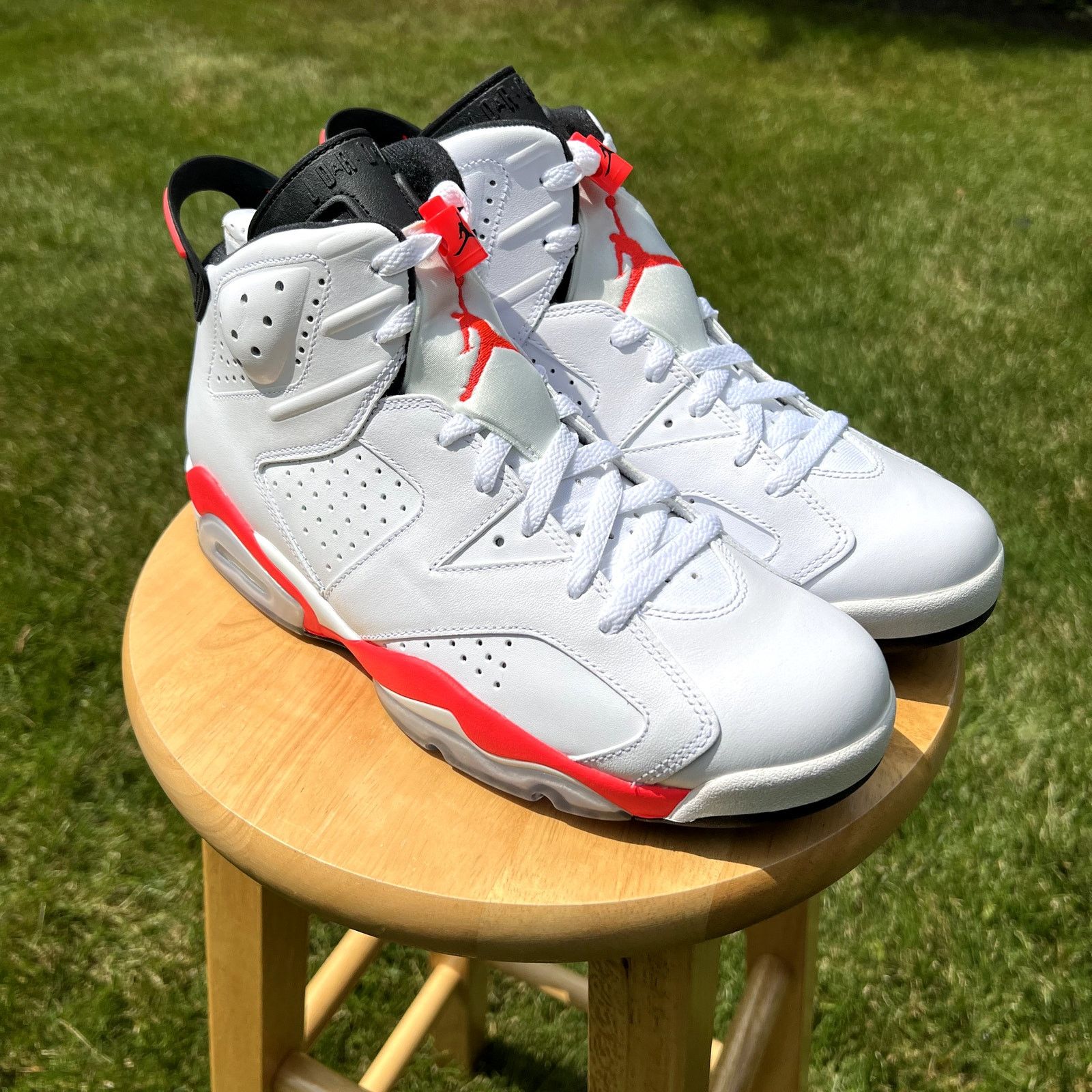 Jordan Brand Nike Air Jordan 6 Retro White Infrared 2014 Men s Shoes Size 9.5 Grailed