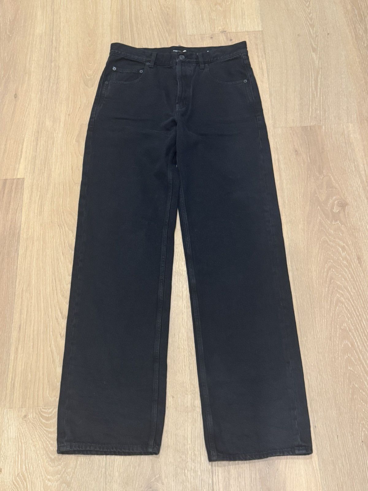 Yves Saint Laurent Saint laurent baggy black denim Size US 30 / EU 46 - 1 Thumbnail
