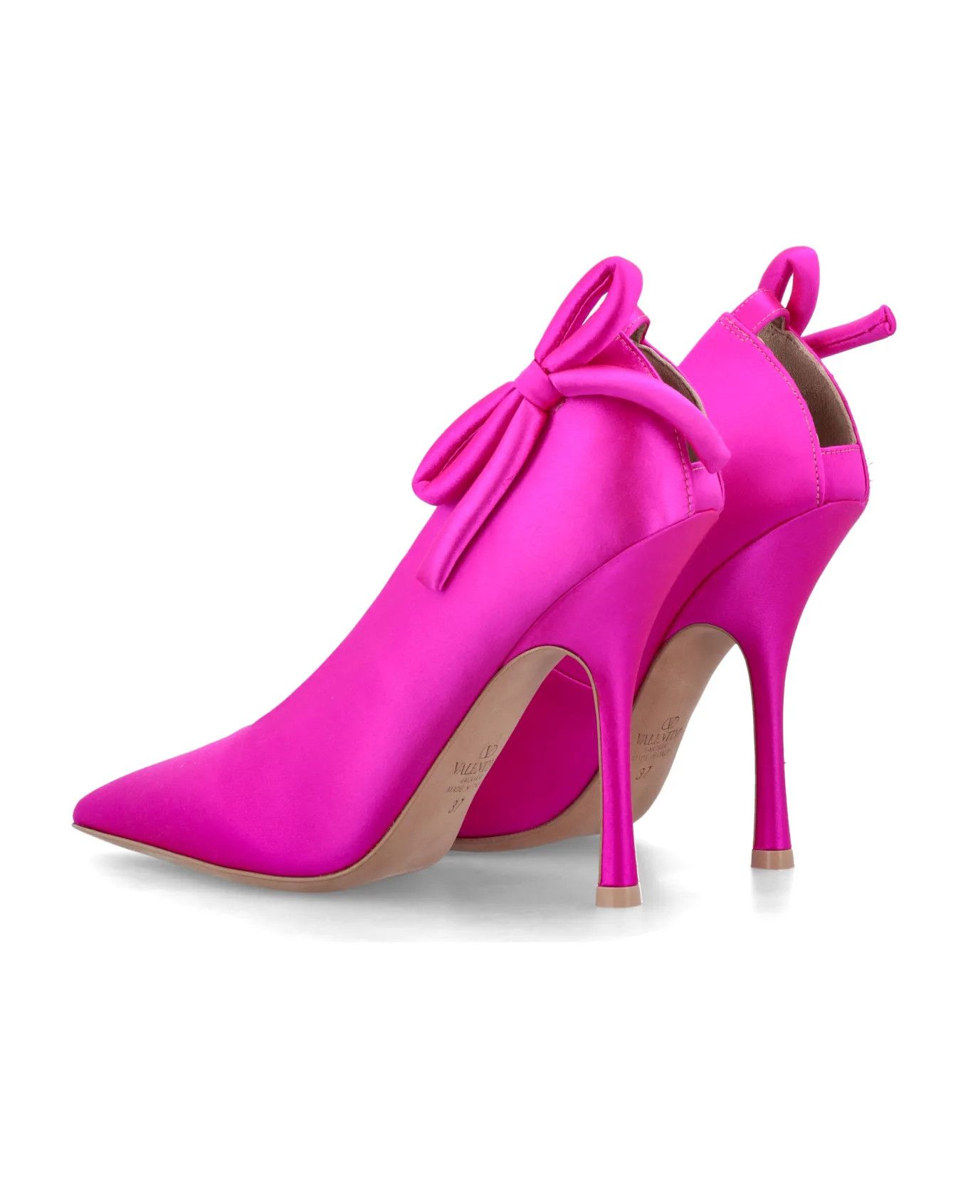 Valentino o1s22i1n0924 Silk Nite-Out Pumps in Fuchsia Size US 6 / IT 36 - 4 Thumbnail