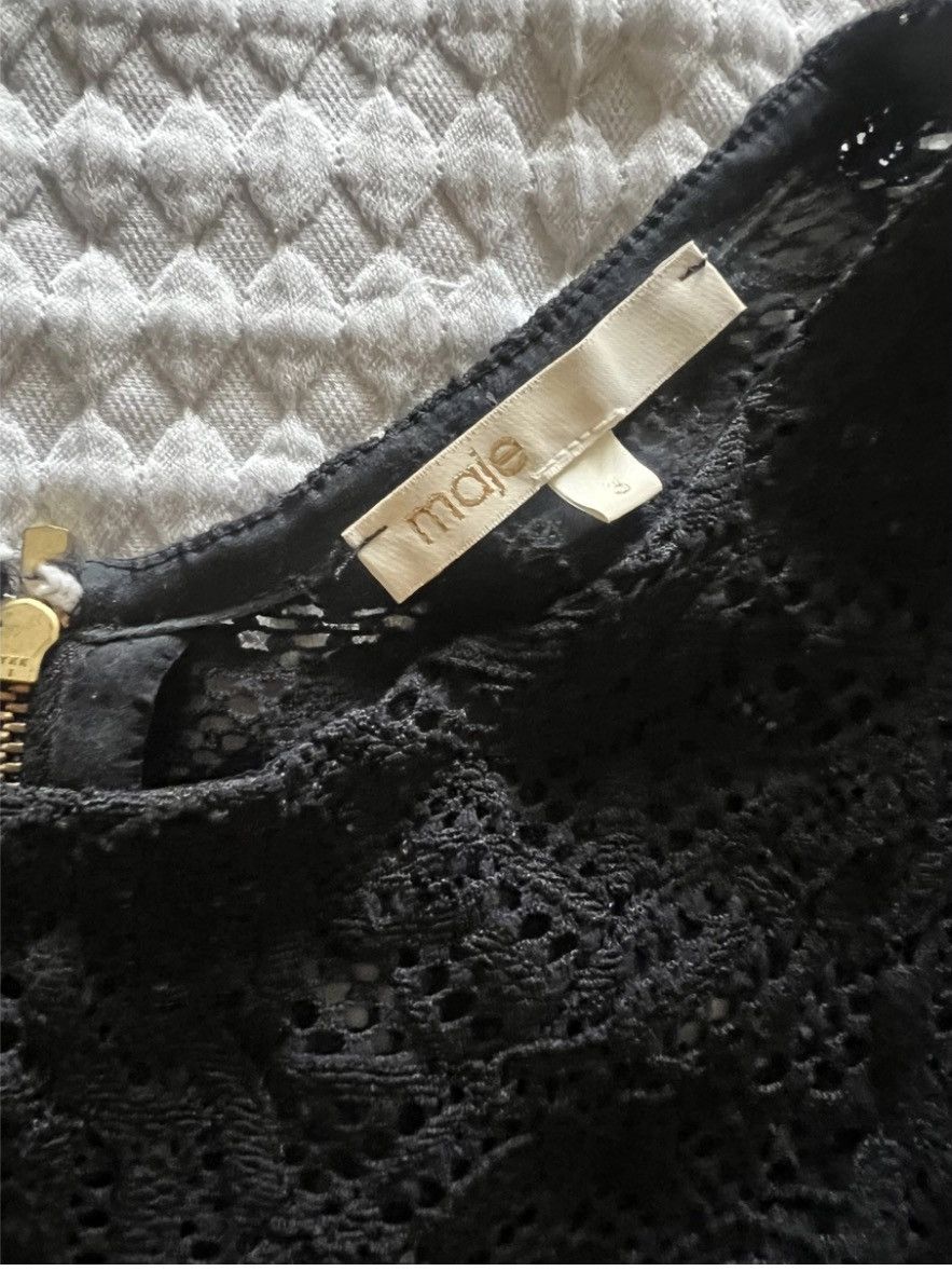 Maje New Maje Lace Dress -French Designer Sister Label Of Sandro Size M / US 6-8 / IT 42-44 - 2 Thumbnail