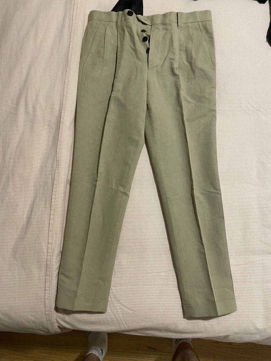 Allsaints AllSaints Tapered Linen Slacks Size US 28 / EU 44 - 1 Thumbnail