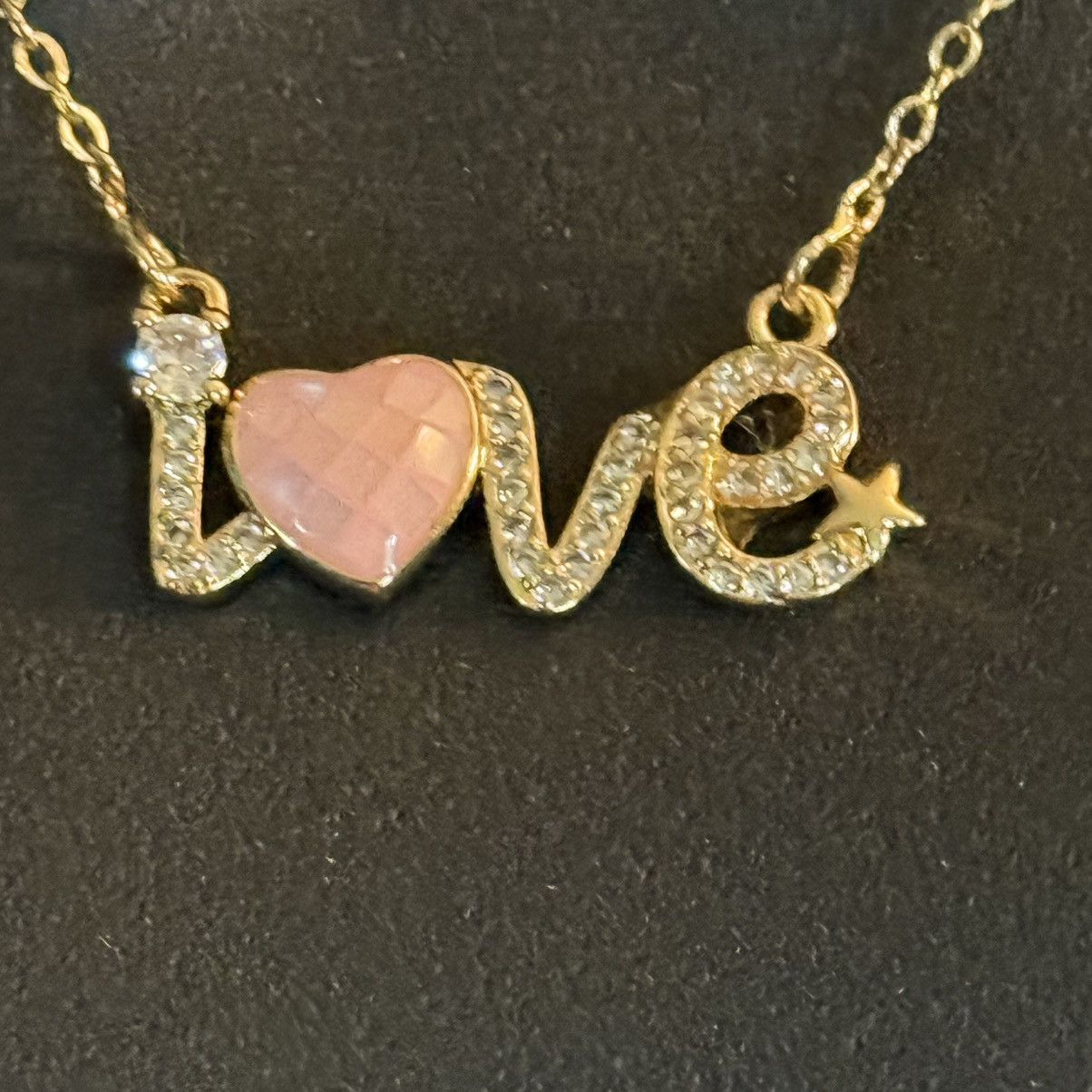 Other Melania Clara pave word love necklace Size ONE SIZE - 2 Thumbnail