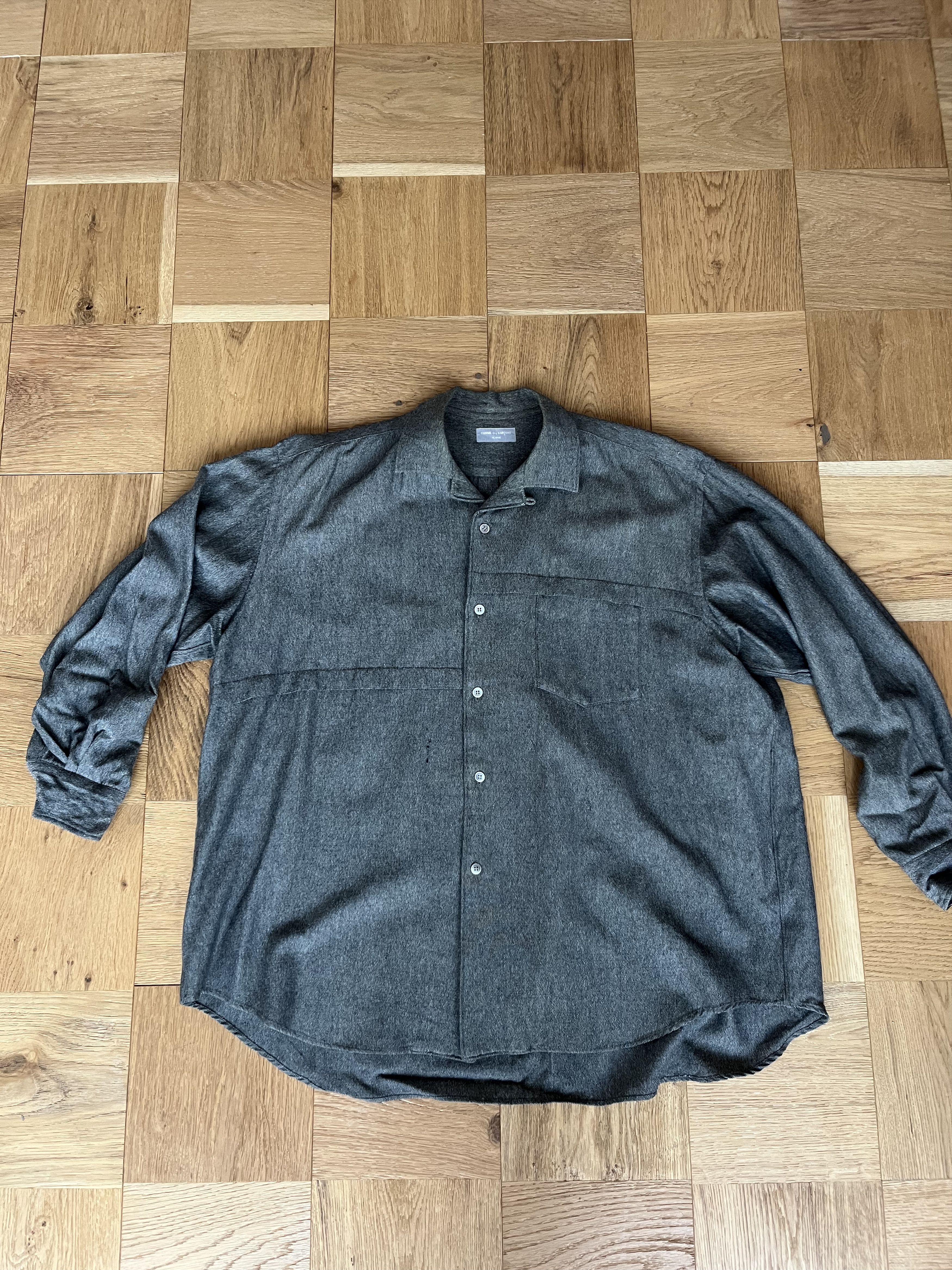Comme des Garcons 1990s Comme Des Garcons One Size wool/nylon shirt Size US L / EU 52-54 / 3 - 1 Thumbnail