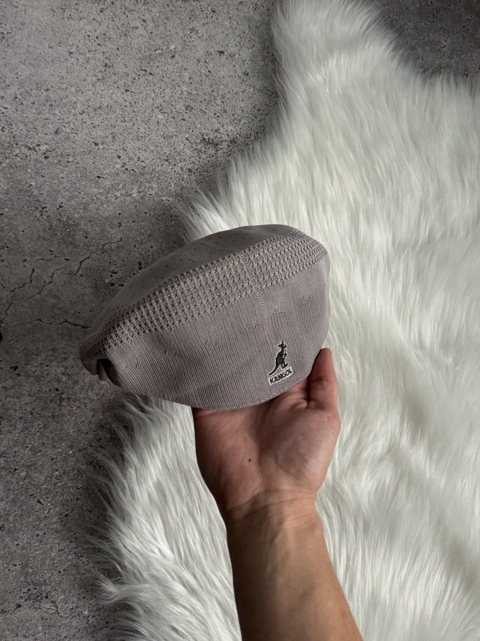 Kangol × Vintage Vintage Kangol Grey Y2K hat flat cap Size ONE SIZE - 5 Thumbnail
