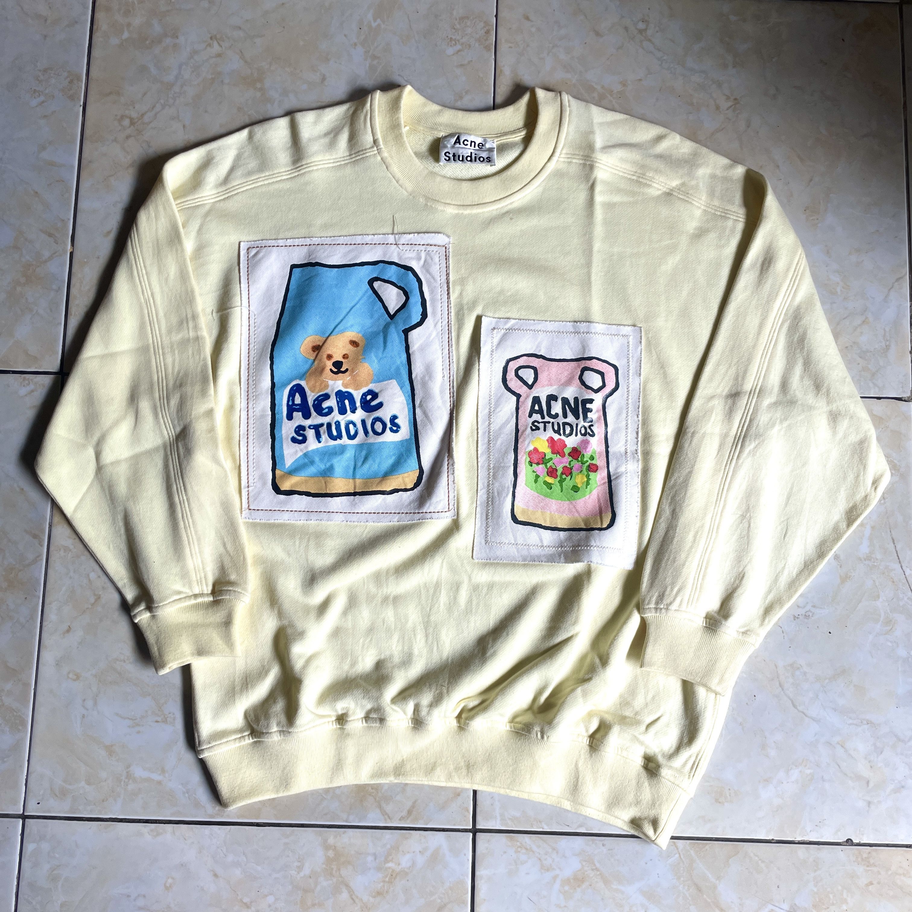 Acne Studios Acne Studios x Grant Levy Lucero Ceramics Sweatshirt Size US S / EU 44-46 / 1 - 1 Thumbnail