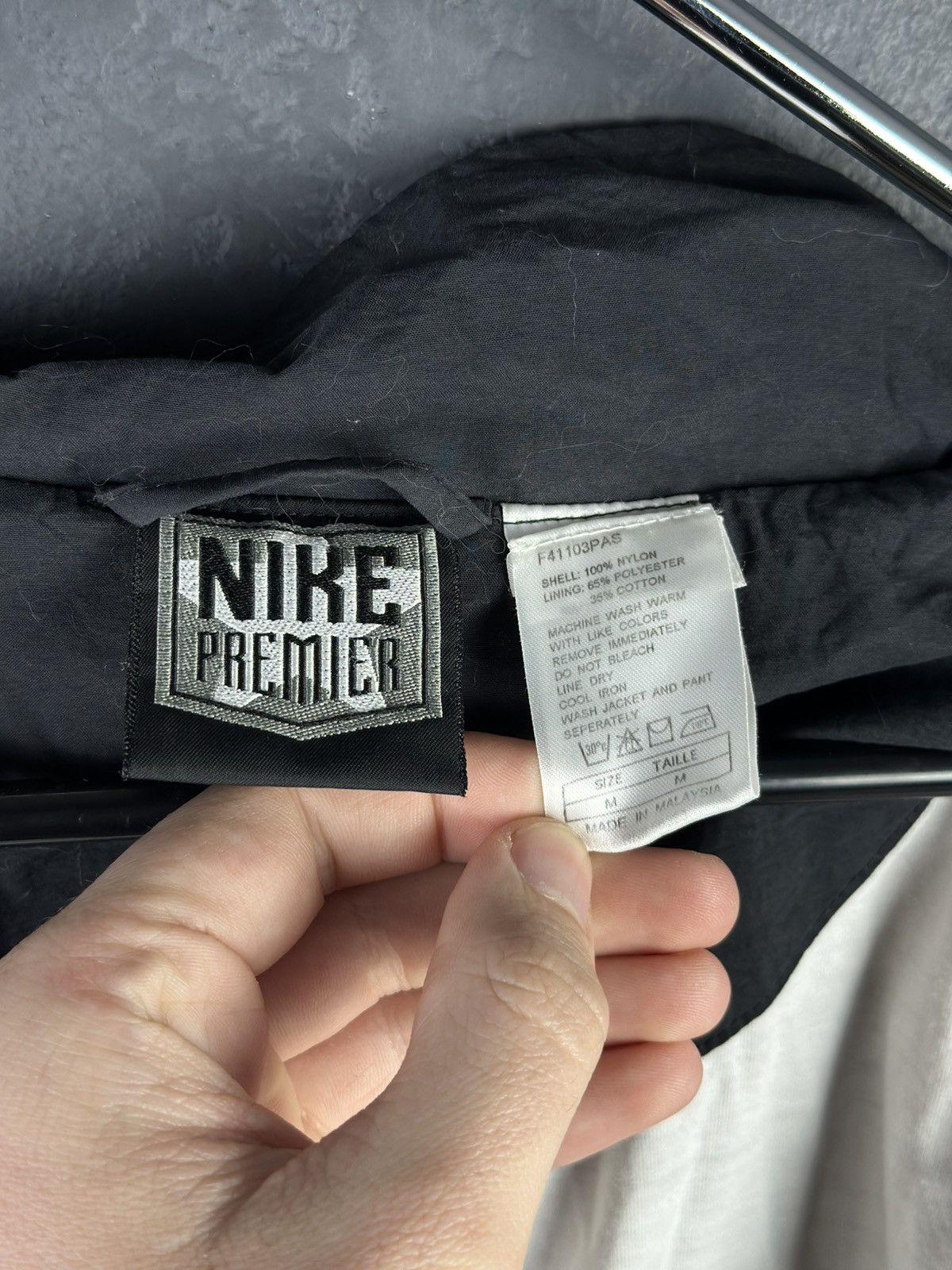 Nike × Vintage Nike Premier Vintage y2k Big Logo Swoosh Light Track Jacket Size US M / EU 48-50 / 2 - 12 Thumbnail
