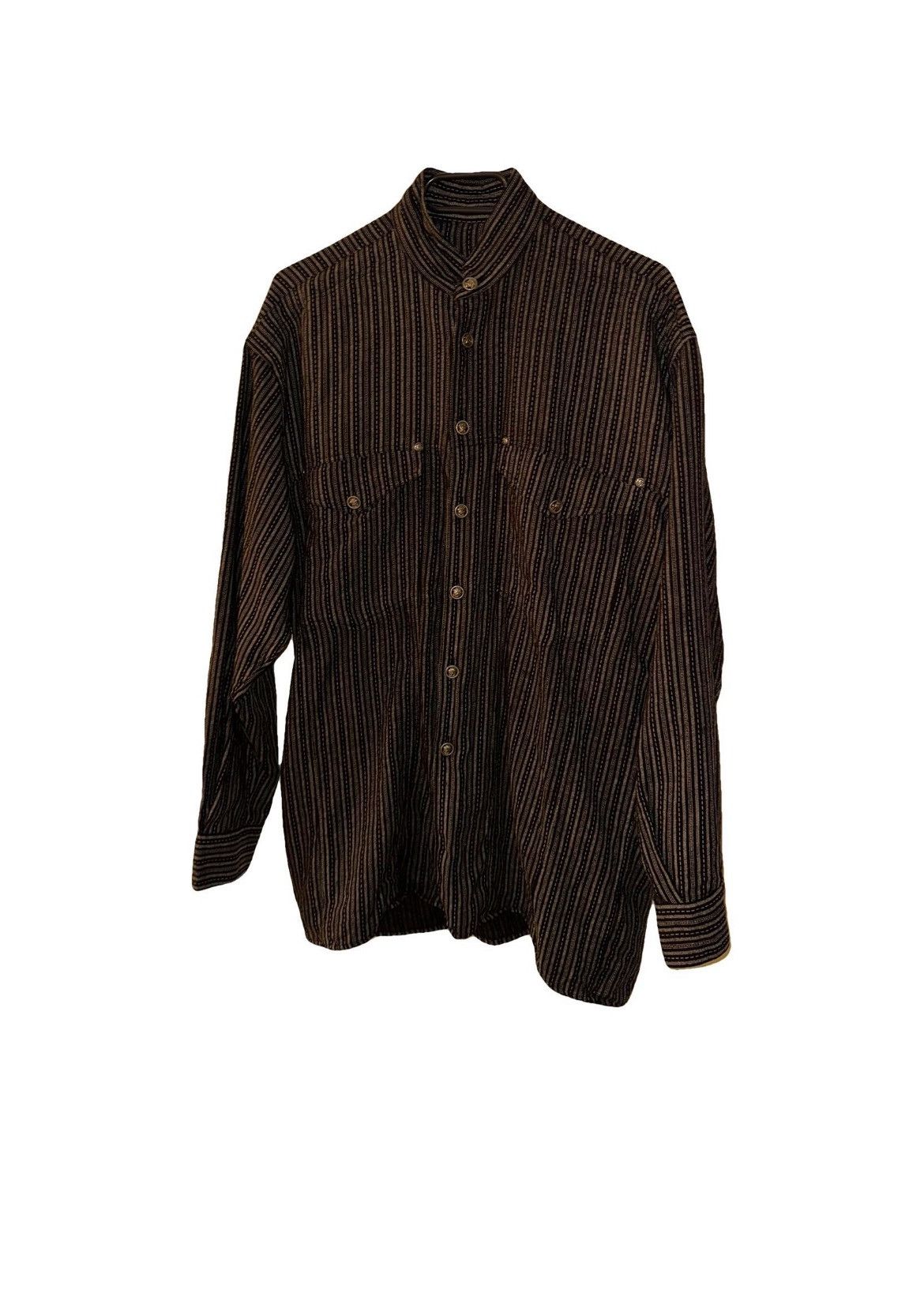 Versace Jeans Couture Vintage Versace shirt – Medusa buttons – Made in Italy – M Size 38R - 1 Thumbnail
