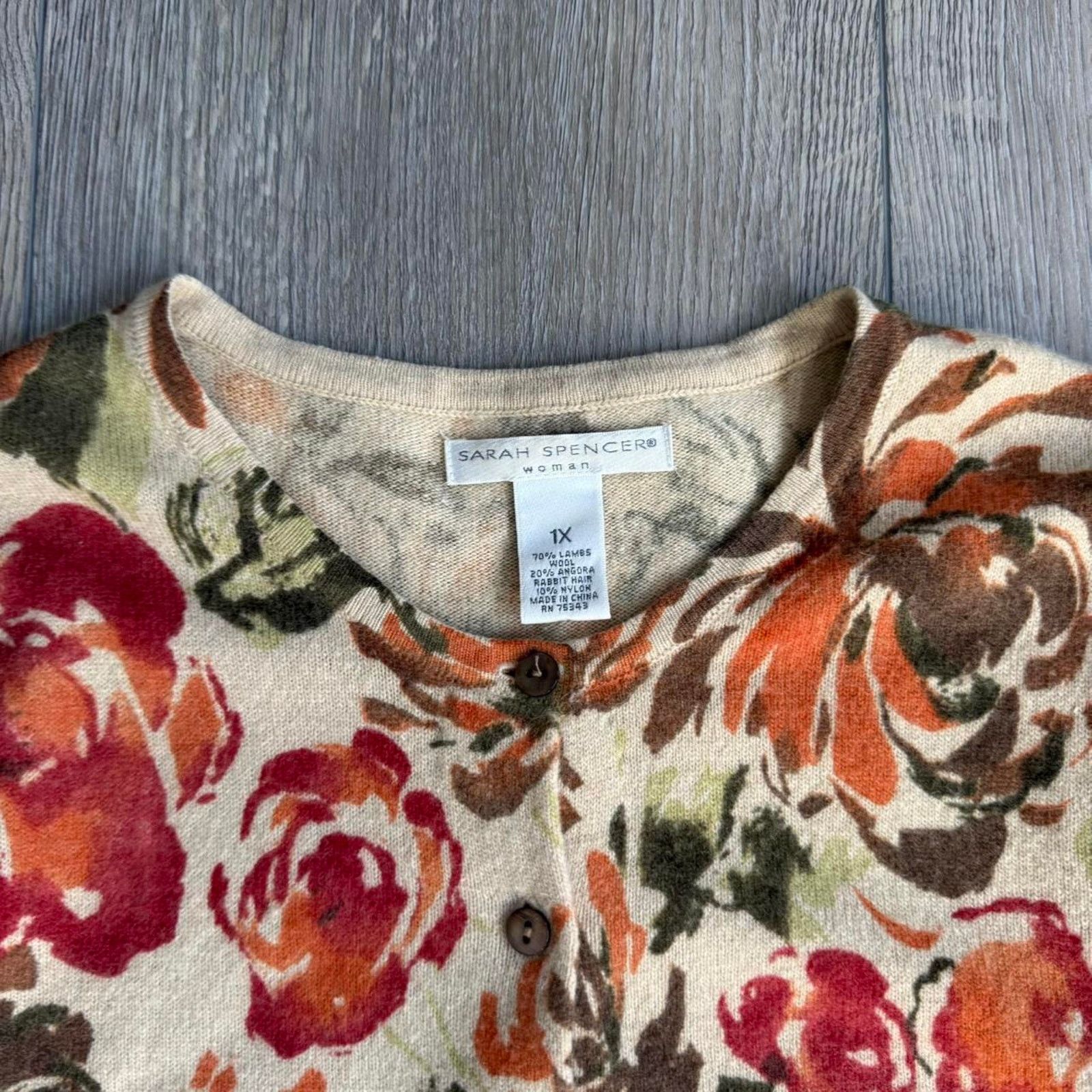 Other Vintage y2k womens sarah spencer flower shirt Size XL / US 12-14 / IT 48-50 - 5 Thumbnail