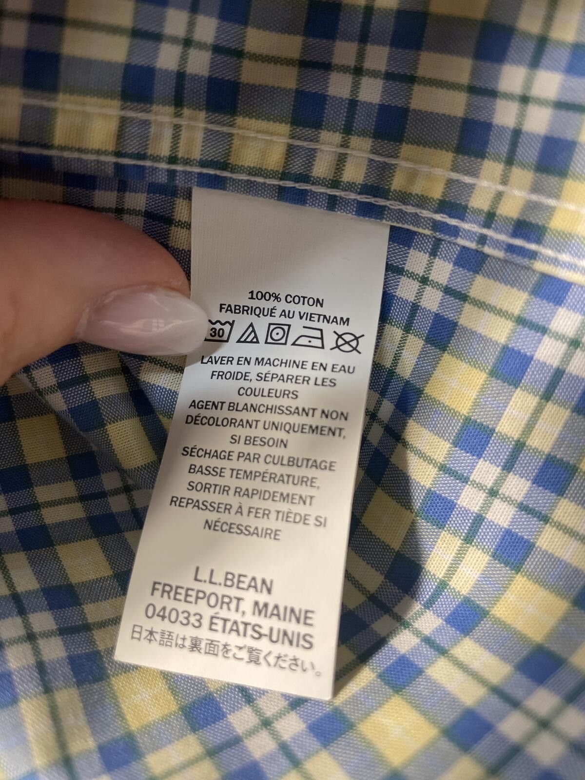 L.L. Bean L.L.Bean Button Down Shirt Men's Size Medium Cotton Casual Size US M / EU 48-50 / 2 - 4 Thumbnail