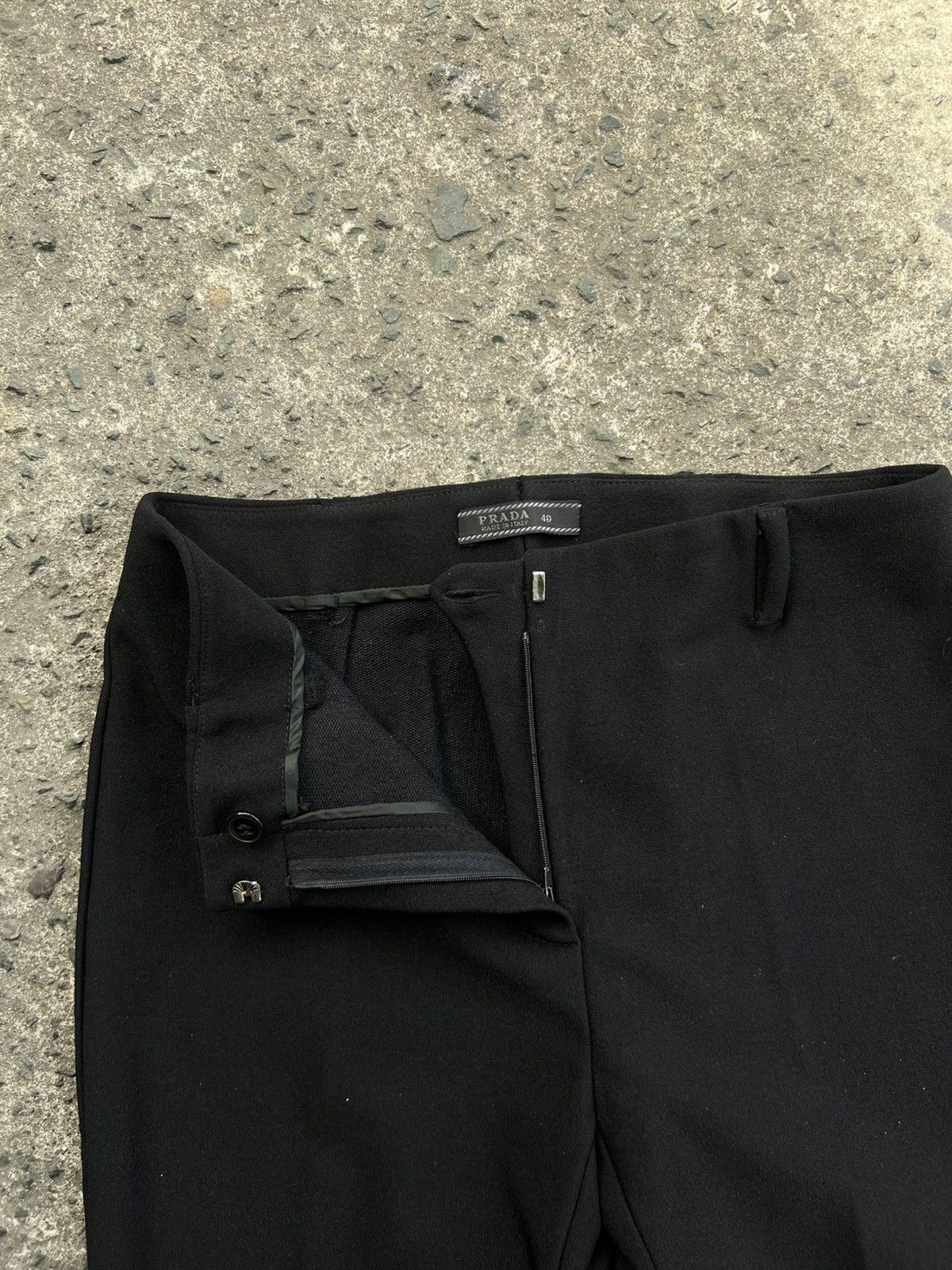 Prada Prada 1999 - Techno Stretch Minimalist - Trousers - Size 27" / US 4 / IT 40 - 8 Thumbnail