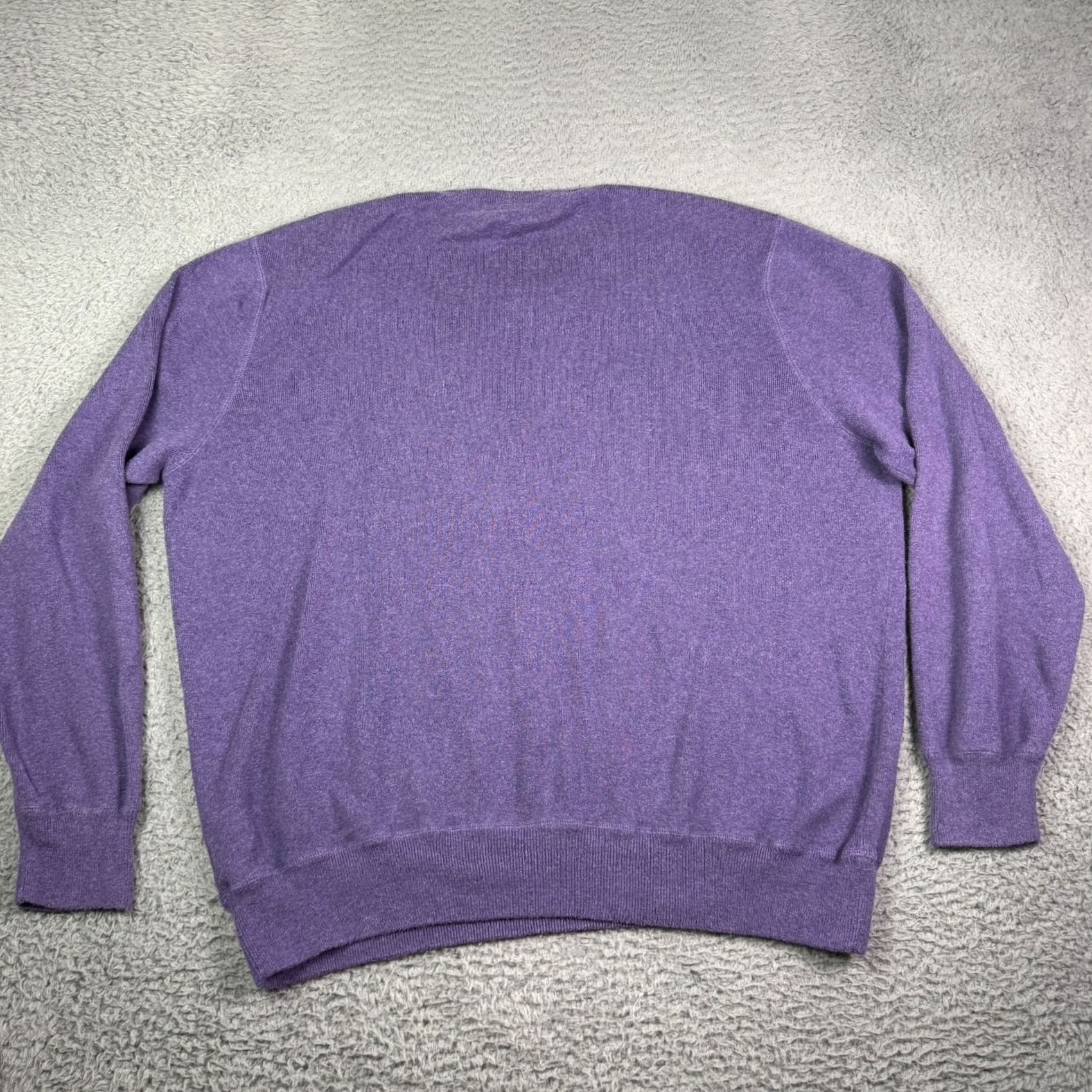 Polo Ralph Lauren VINTAGE Polo Ralph Lauren Crewneck Sweatshirt Mens 2XL Purple Pullover Knit Hoodie Size US XXL / EU 58 / 5 - 4 Thumbnail
