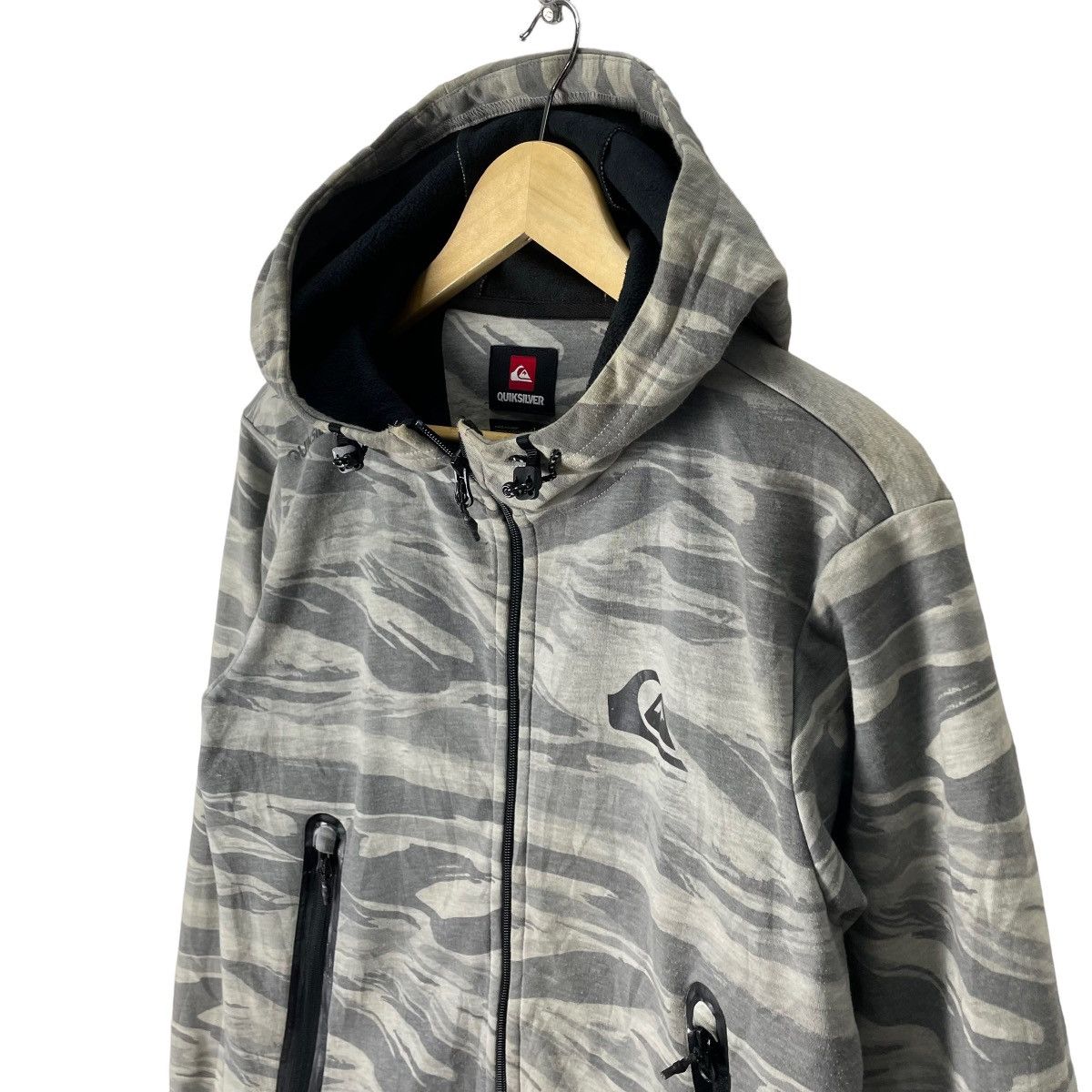 Quiksilver ⚡️QUICKSILVER SURFING CAMOUFLAGE HOODIE SWEATSHIRT Size US M / EU 48-50 / 2 - 5 Thumbnail