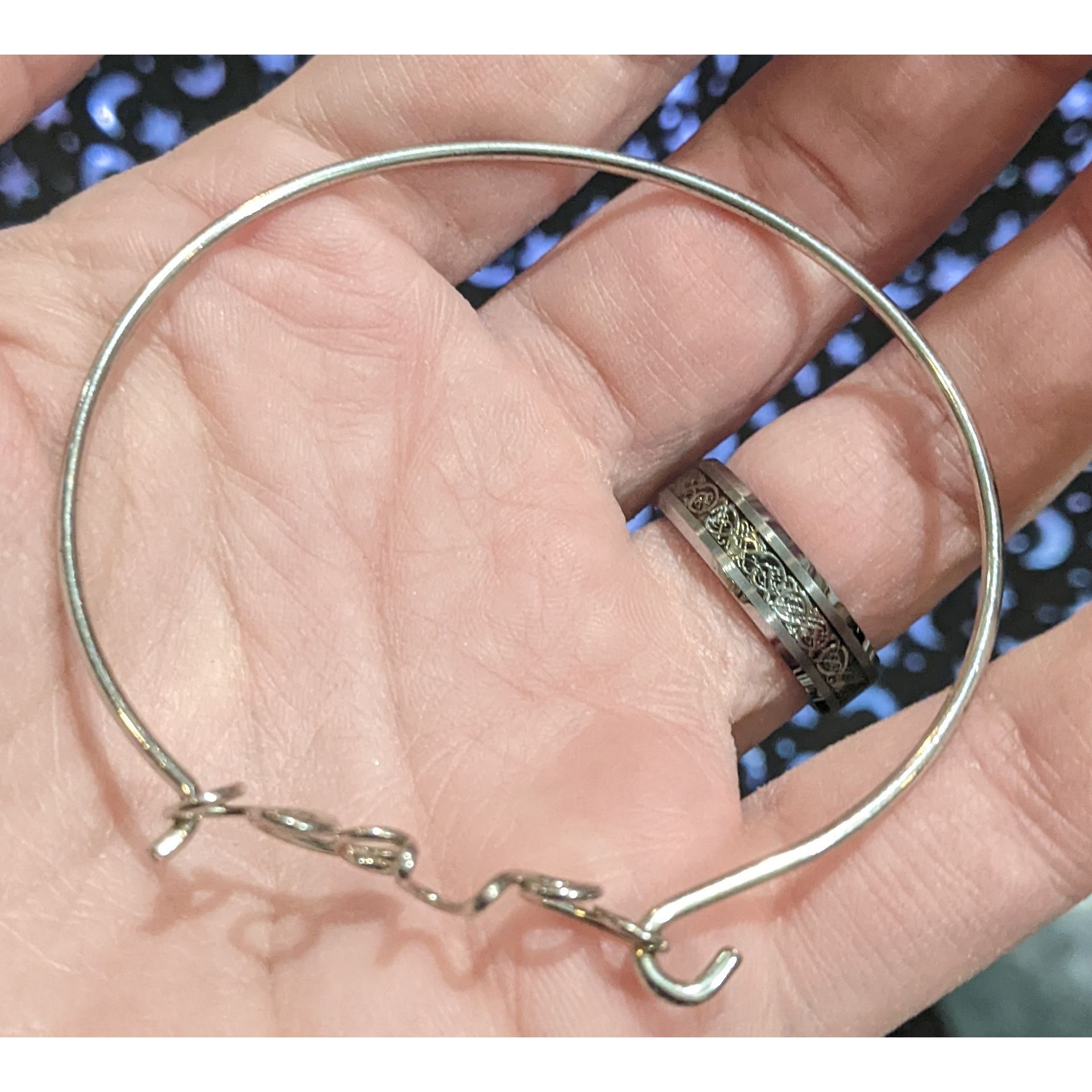 Other Love Cursive Minimalist Wire Wrap Bracelet Size ONE SIZE - 4 Thumbnail