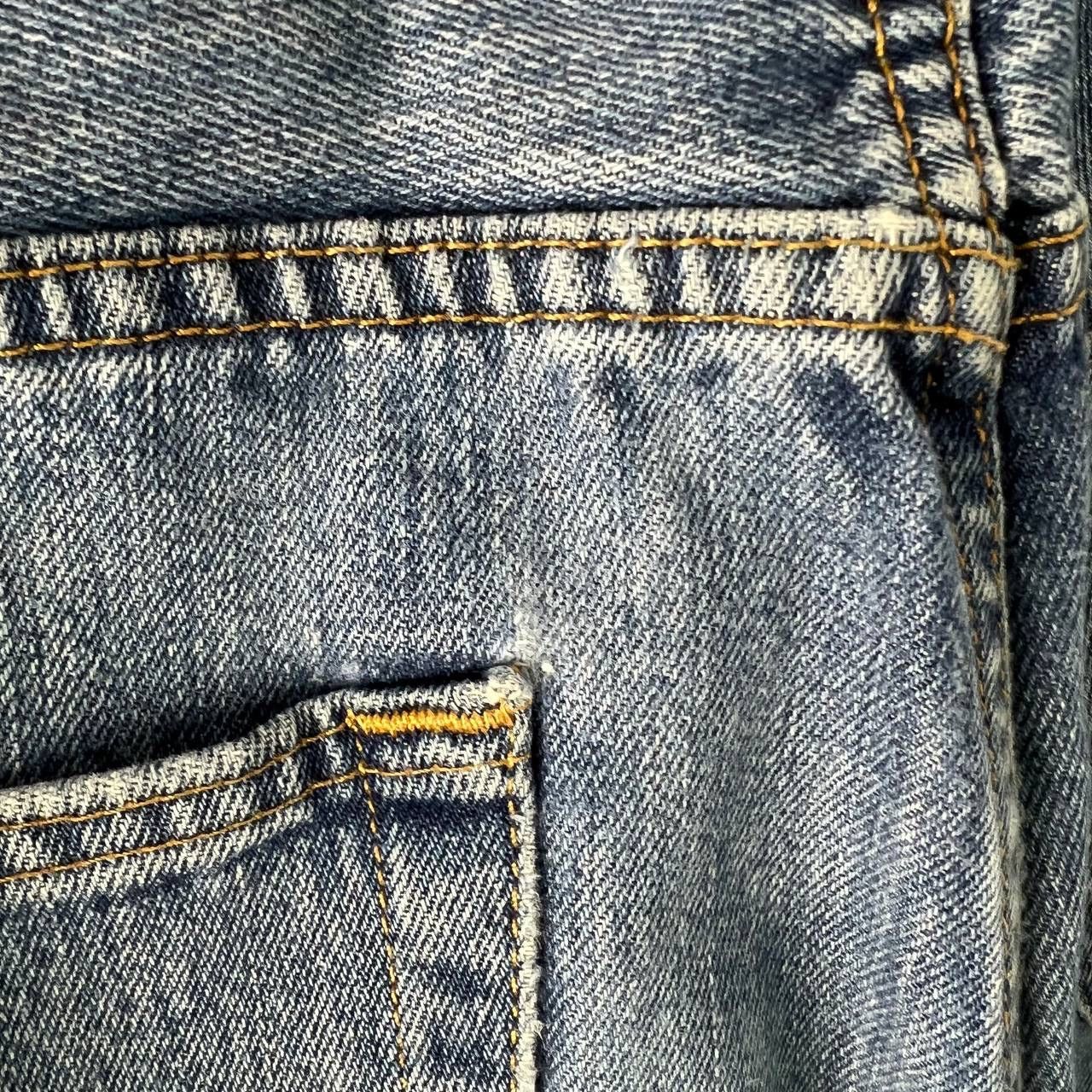 Levi's Vintage Y2K 501 Levi’s Blue Distressed Denim Jeans Size US 34 / EU 50 - 6 Thumbnail