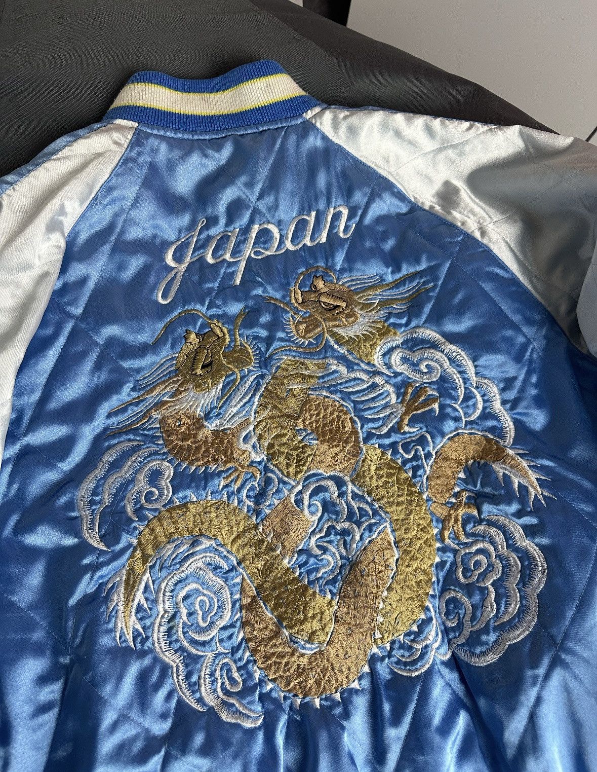 Japanese Brand × Vintage RARE Jungle Storm jacket Japan sukajan fukuoka dragon bomber Size US M / EU 48-50 / 2 - 2 Thumbnail