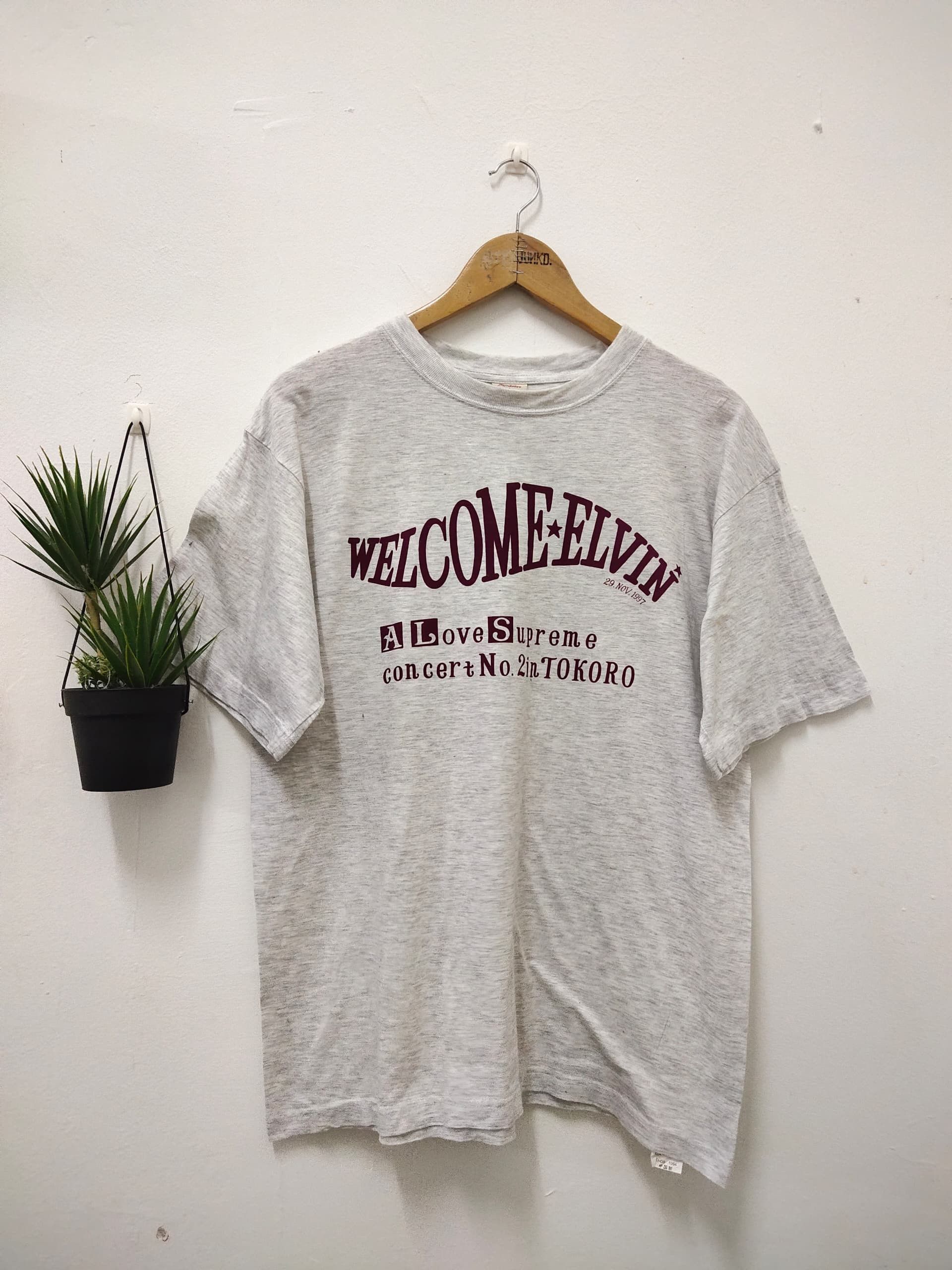 Band Tees Vintage 97 RARE Elvin Jones tee with oringal Signature Size US L / EU 52-54 / 3 - 1 Thumbnail